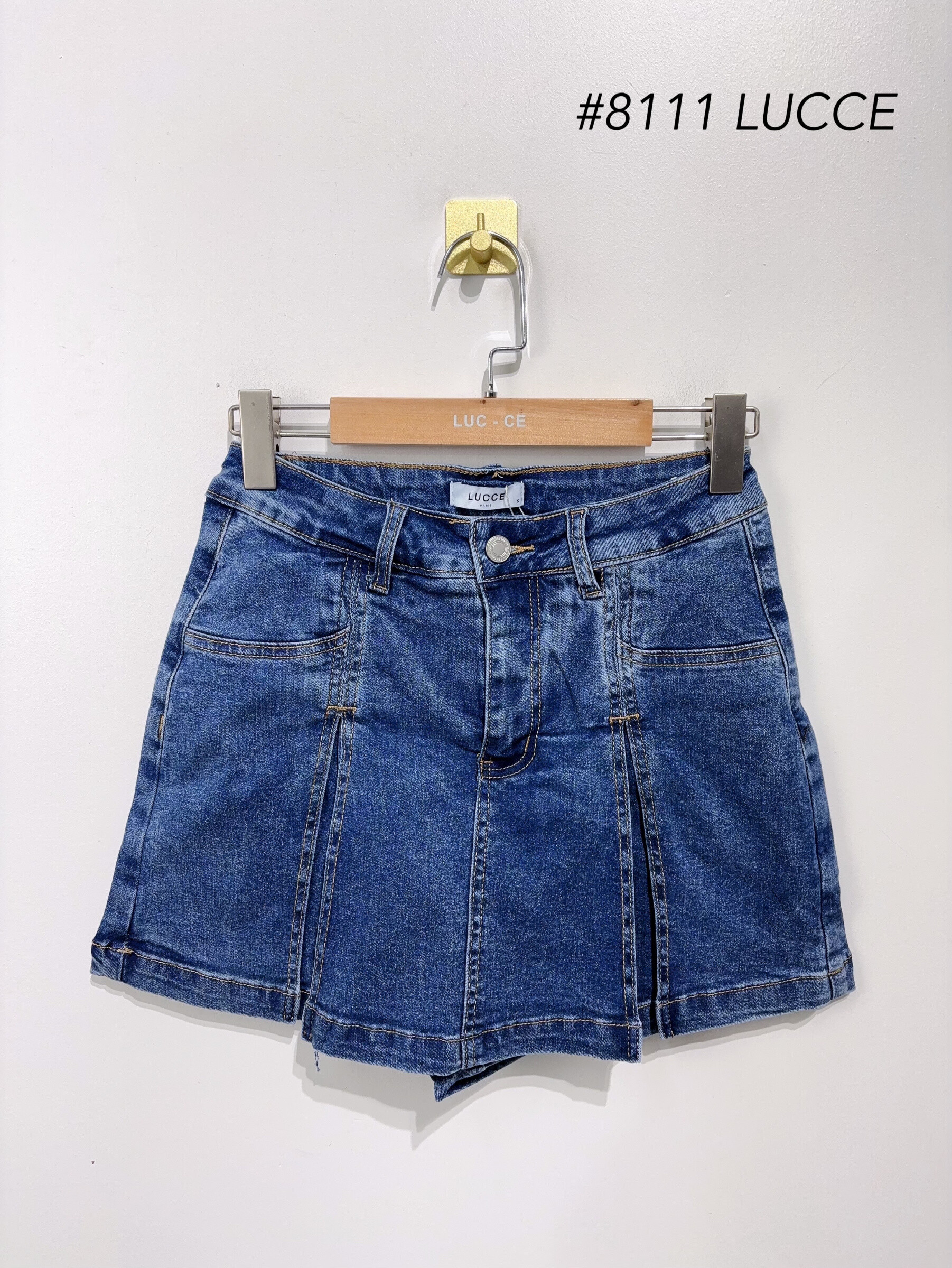 Wholesaler LUCCE - Denim shorts skirt