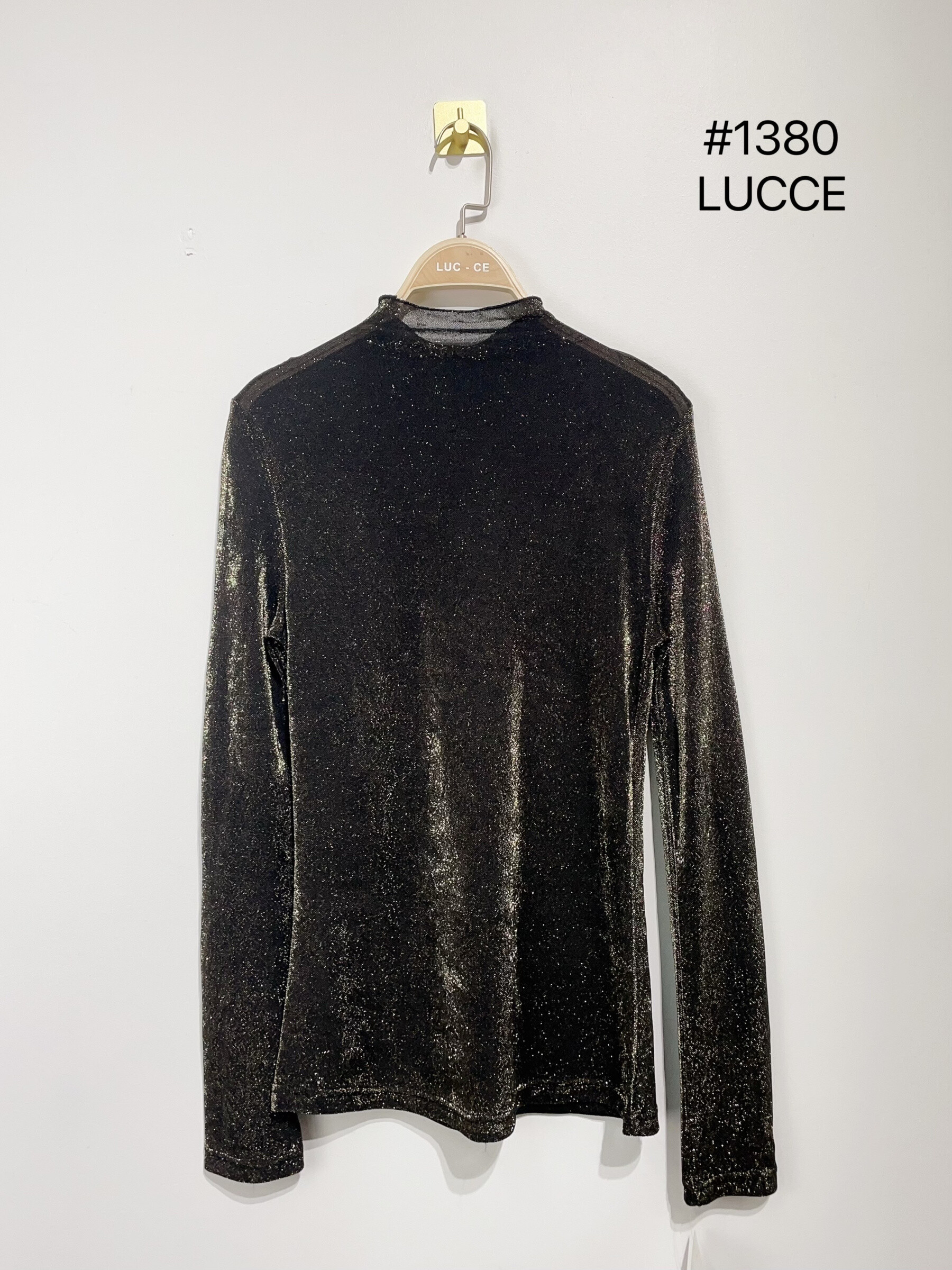 Großhändler LUCCE - Transparentes, glitzerndes Unterhemd
