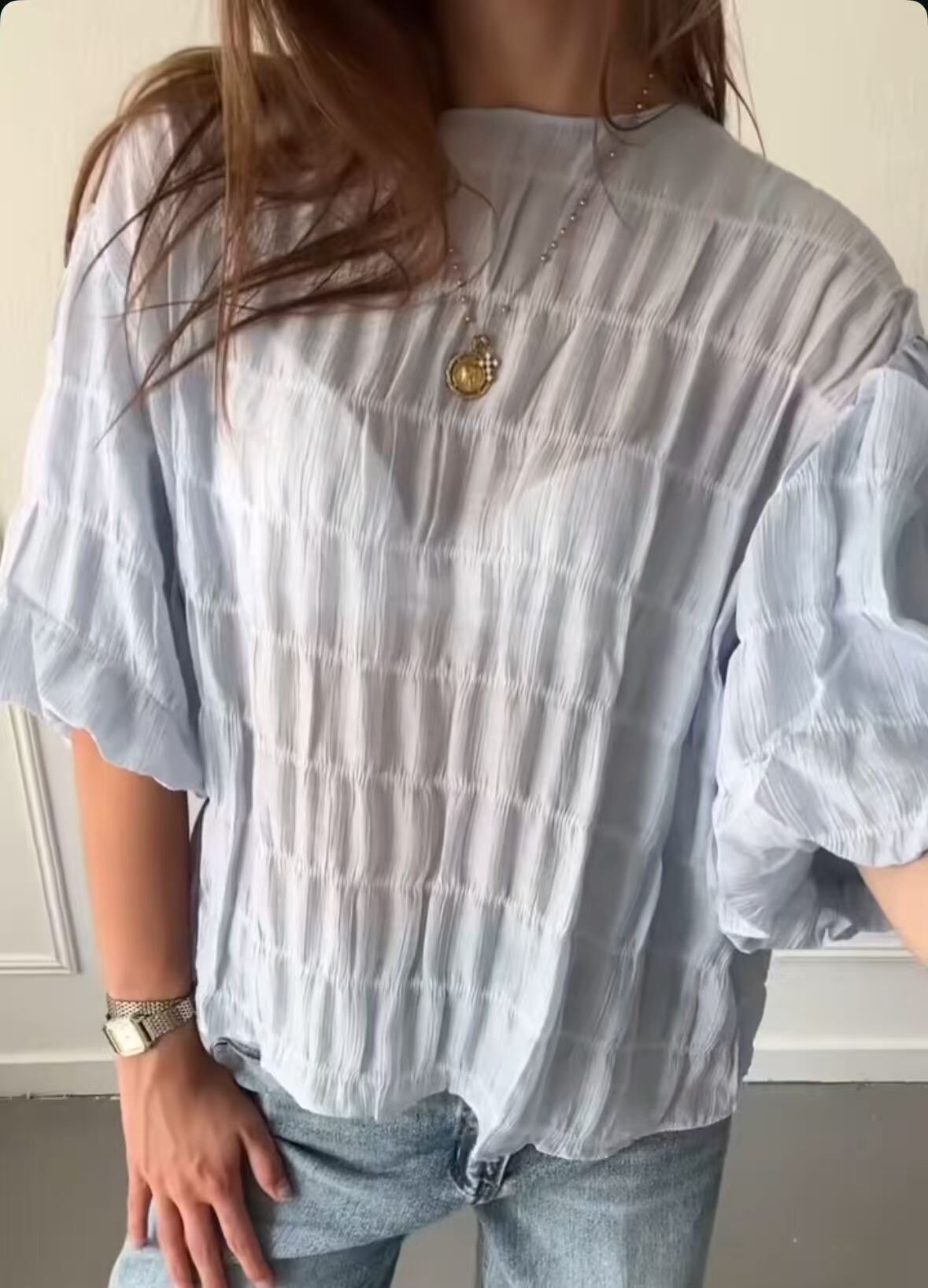 Grossiste LUCCE - Top ample texturé