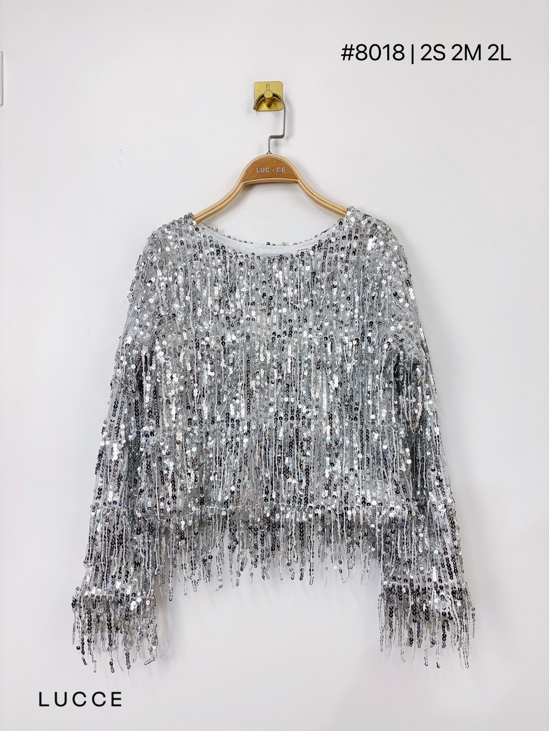 Grossiste LUCCE - Tops a franges a sequins