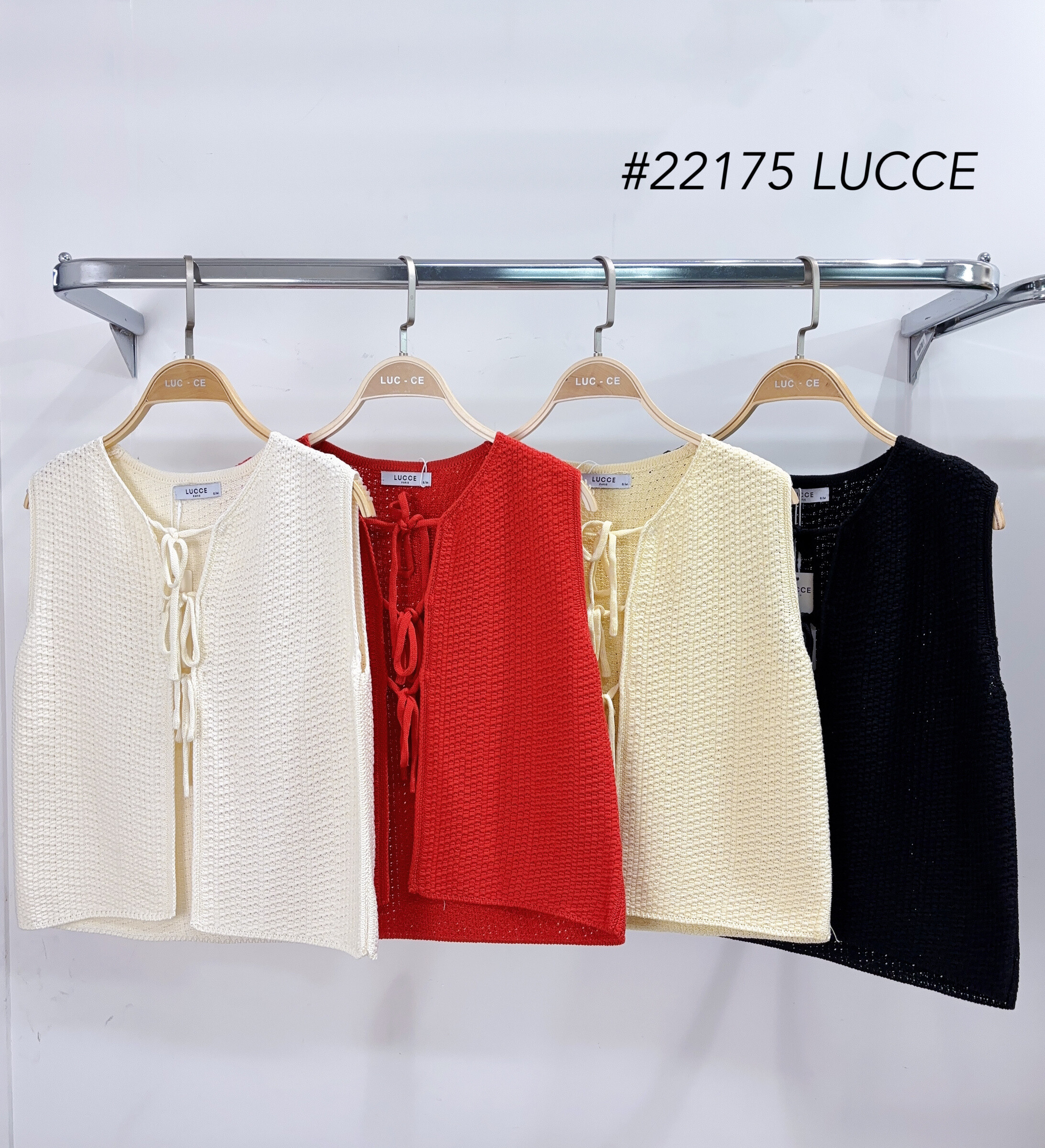 Grossiste LUCCE - Top en maille à nouer