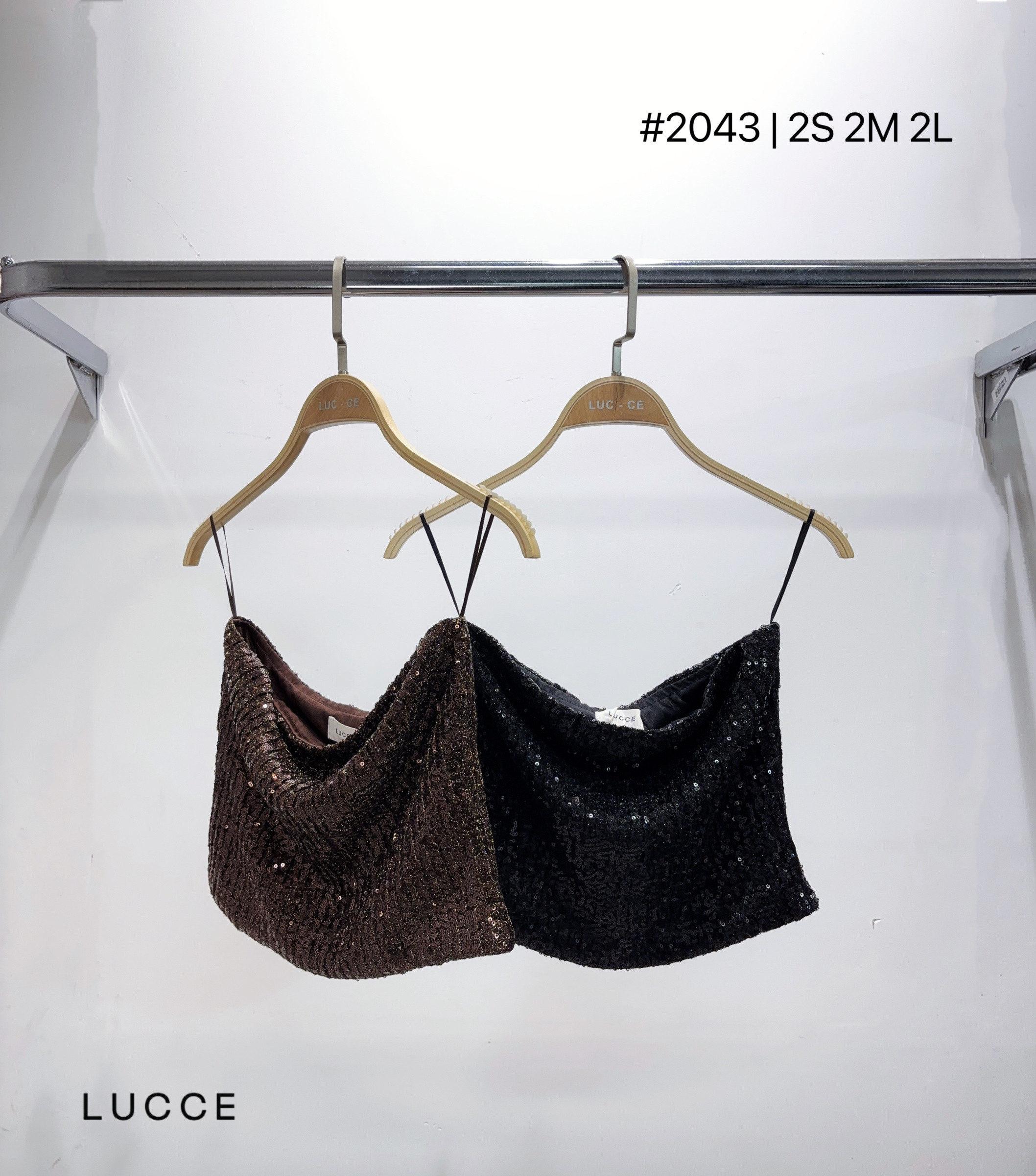 Wholesaler LUCCE - Sequin Bustier Top