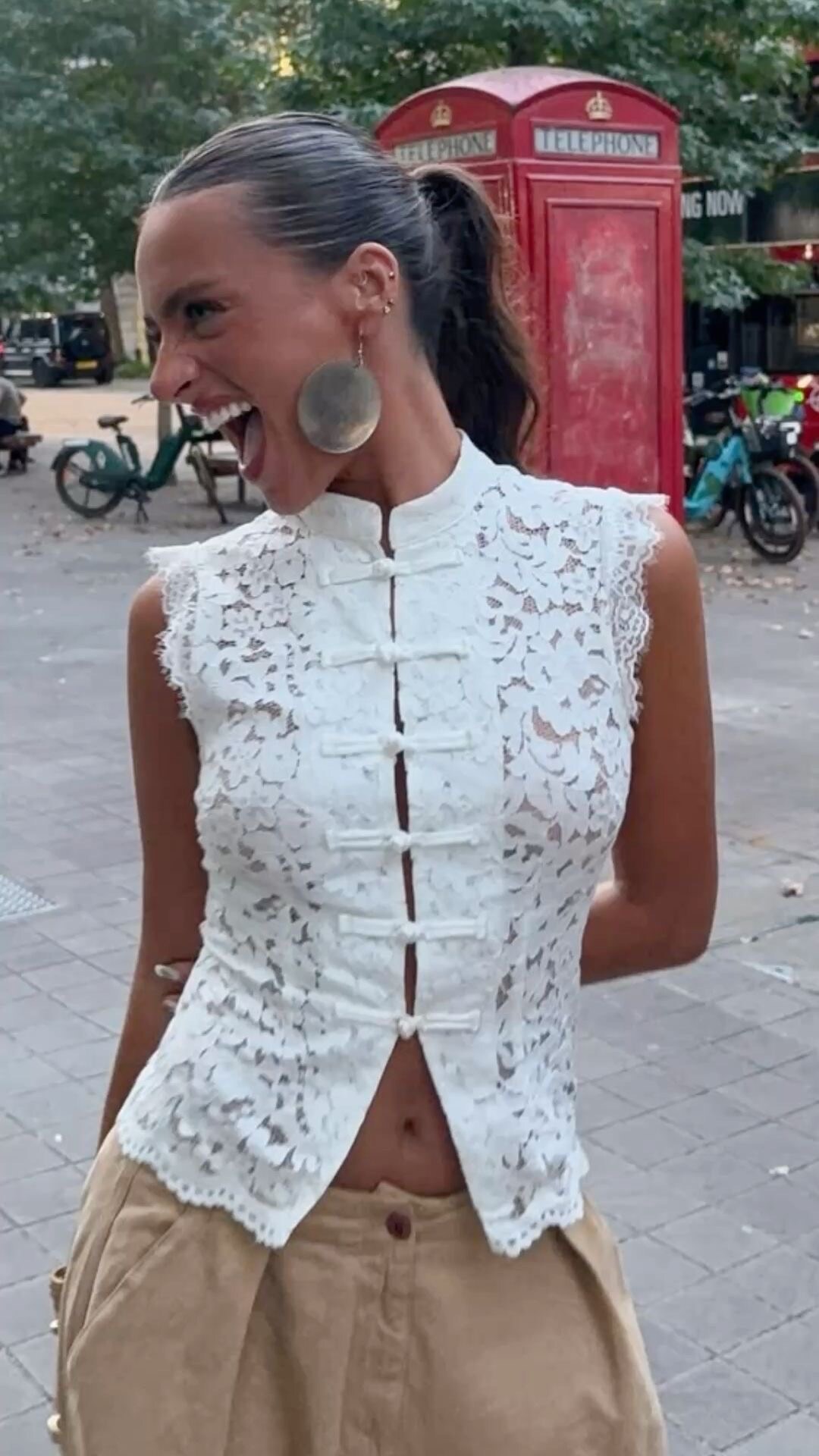 Mayorista LUCCE - Top de encaje