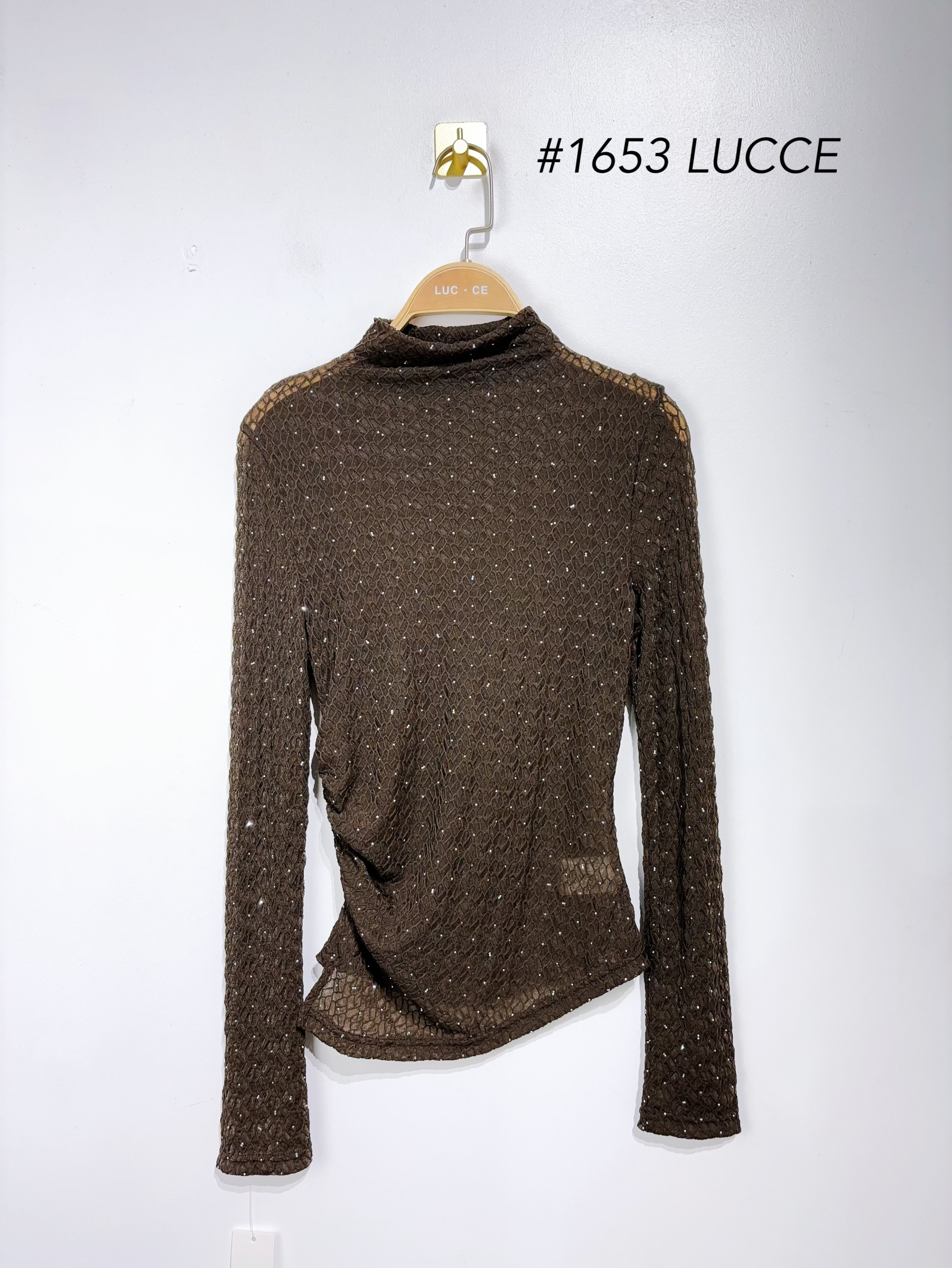 Großhändler LUCCE - Glitzernder Rollkragenpullover