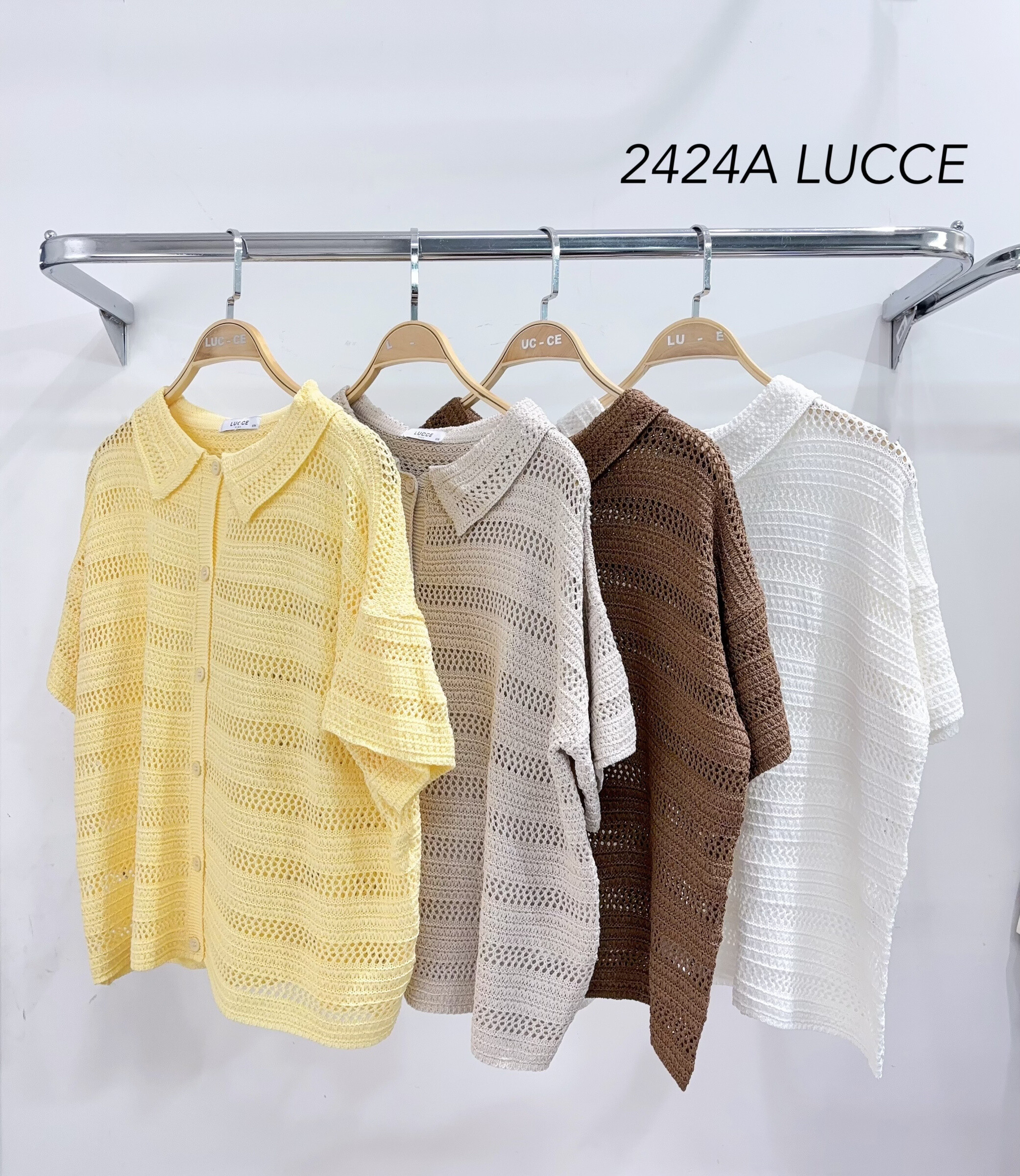 Grossista LUCCE - Camicia all'uncinetto