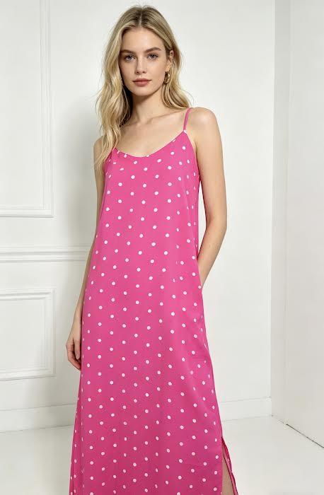 Mayorista Lucene - Vestido con estampado de lunares