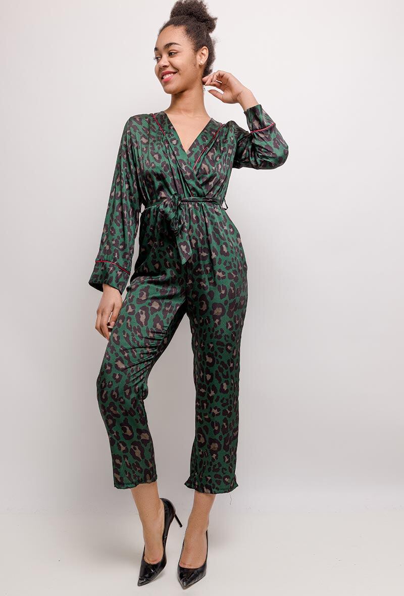 Wholesaler Lucky 2 - Leopard jumpsuit