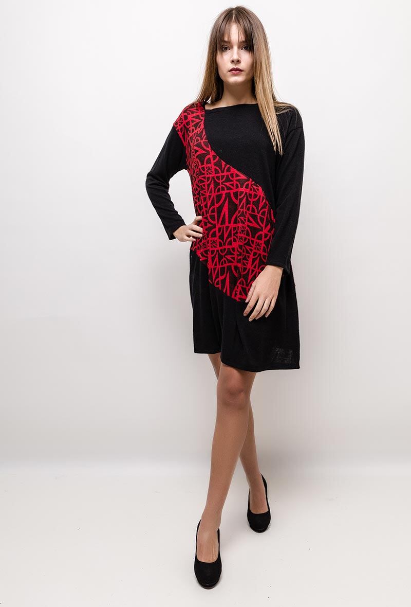 Wholesaler Lucky 2 - Printed tunic