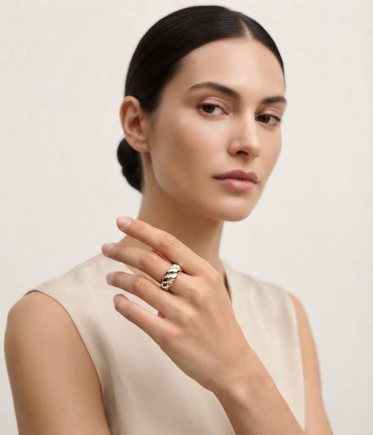 Wholesaler LUCKY BIGIOTTERIA - CLASSIC STAINLESS STEEL RING