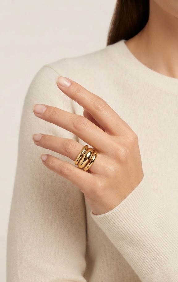 Wholesaler LUCKY BIGIOTTERIA - CLASSIC STAINLESS STEEL RING
