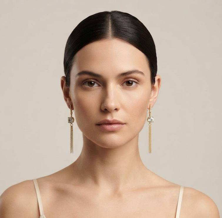 Wholesaler LUCKY BIGIOTTERIA - Stainless steel earrings with rhinestones