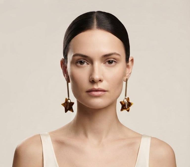 Wholesaler LUCKY BIGIOTTERIA - Star earrings for autumn