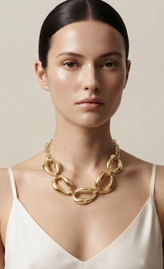 Wholesaler LUCKY BIGIOTTERIA - Stainless steel chain-shaped necklace