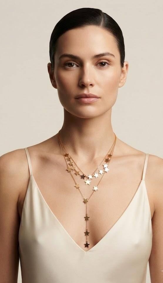 Wholesaler LUCKY BIGIOTTERIA - Stainless steel necklace with star
