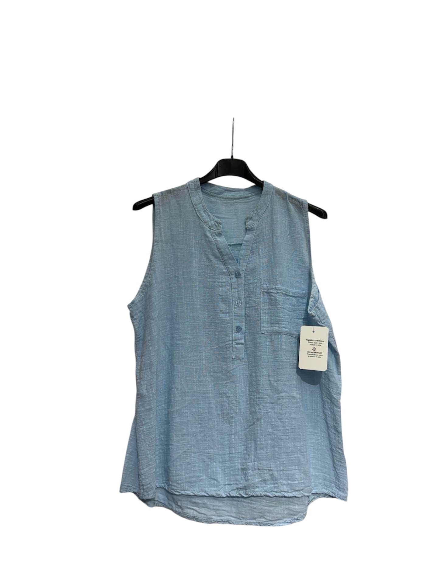Grossiste LUCKY MELON - blouse en  coton sans manches