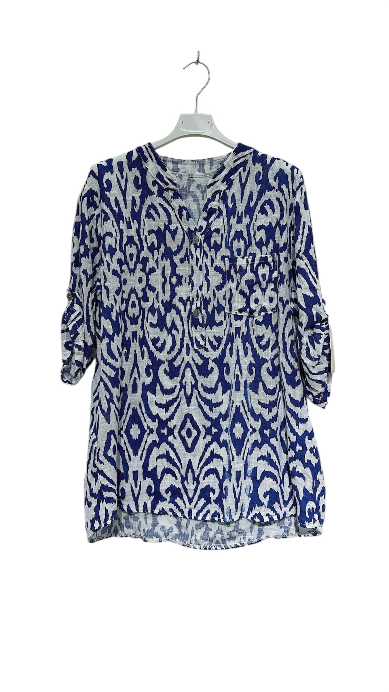 Grossiste LUCKY MELON - Blouse imprimé en coton avec une poche à l'avant