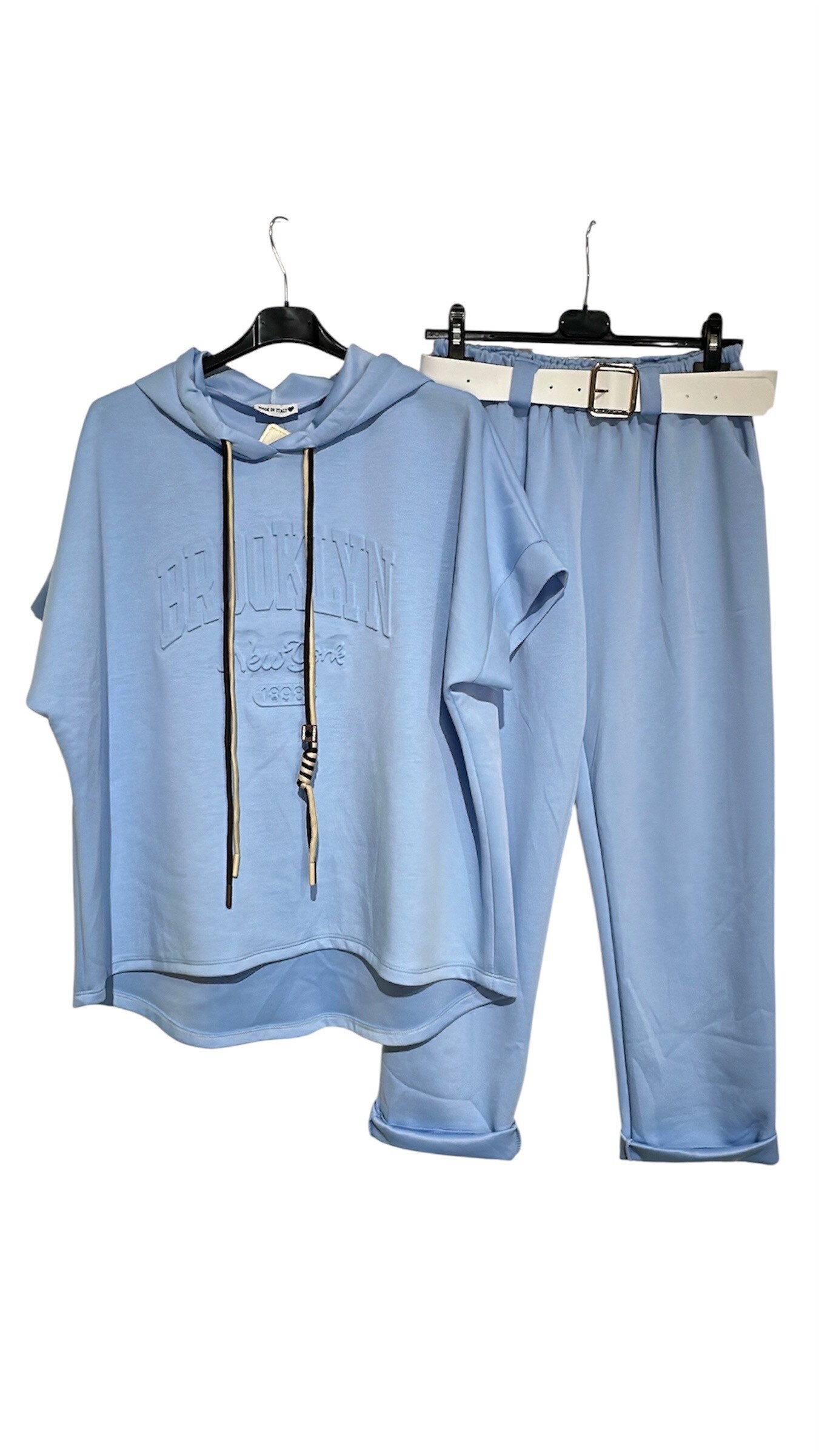 Pantaloni svasati per bambini Denim di cotone giallo