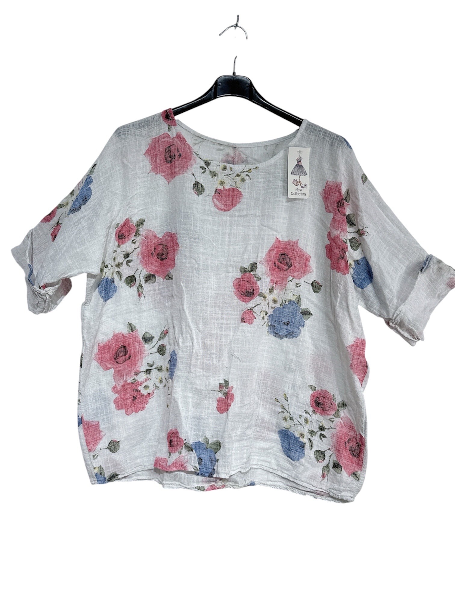 Grossiste LUCKY MELON - Blouse en coton à motif floral