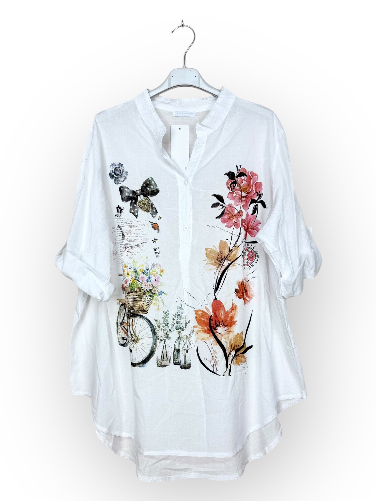 Mayorista Lucky Nana - Blusa de algodón con estampado