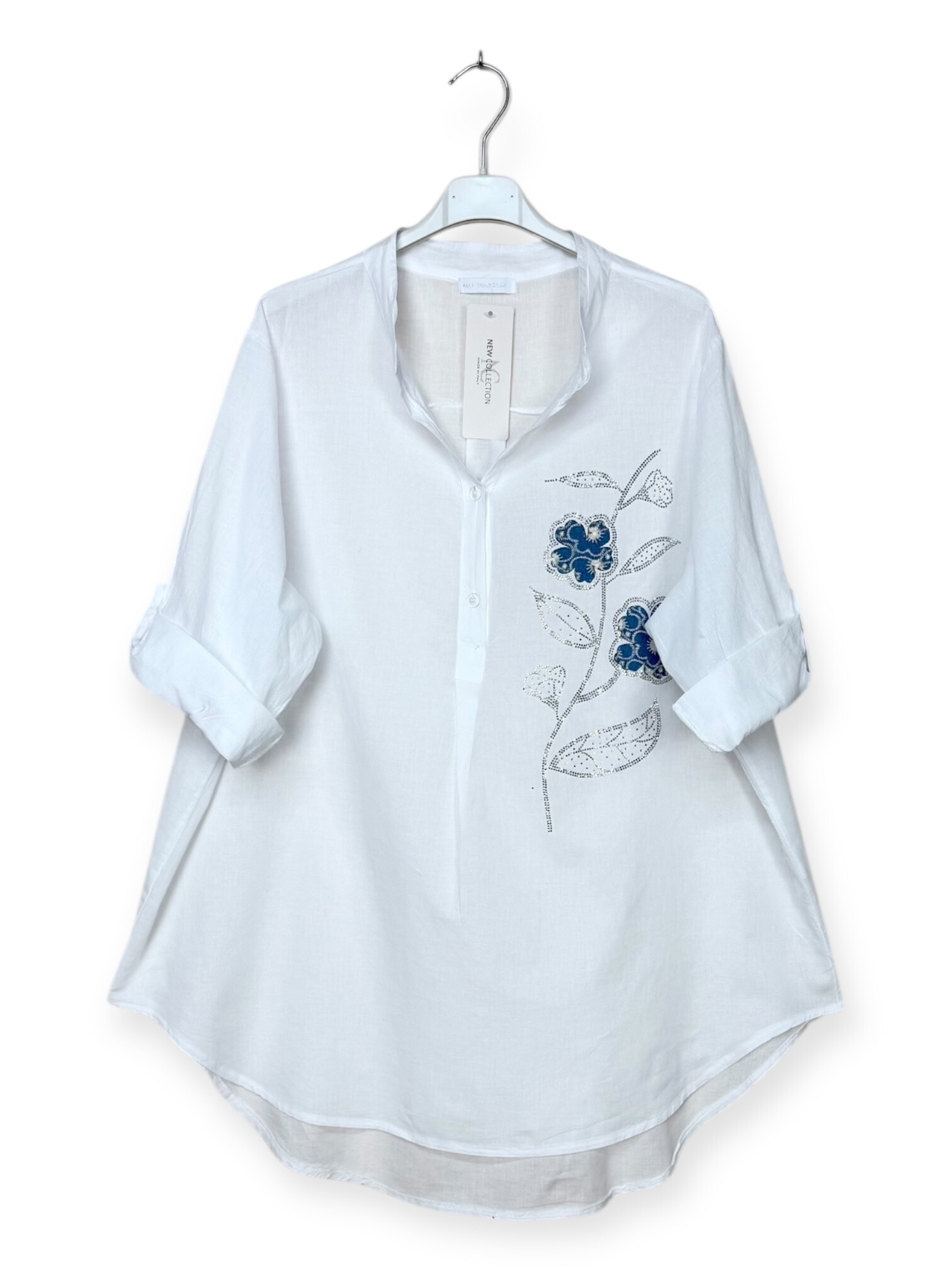 Grossiste Lucky Nana - Blouse en coton avec imprimé