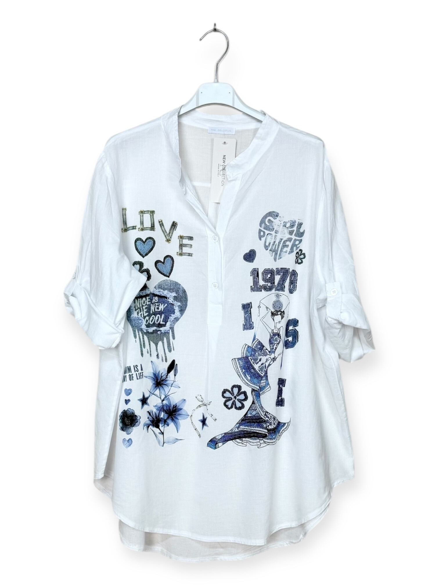Mayorista Lucky Nana - Blusa de algodón con estampado