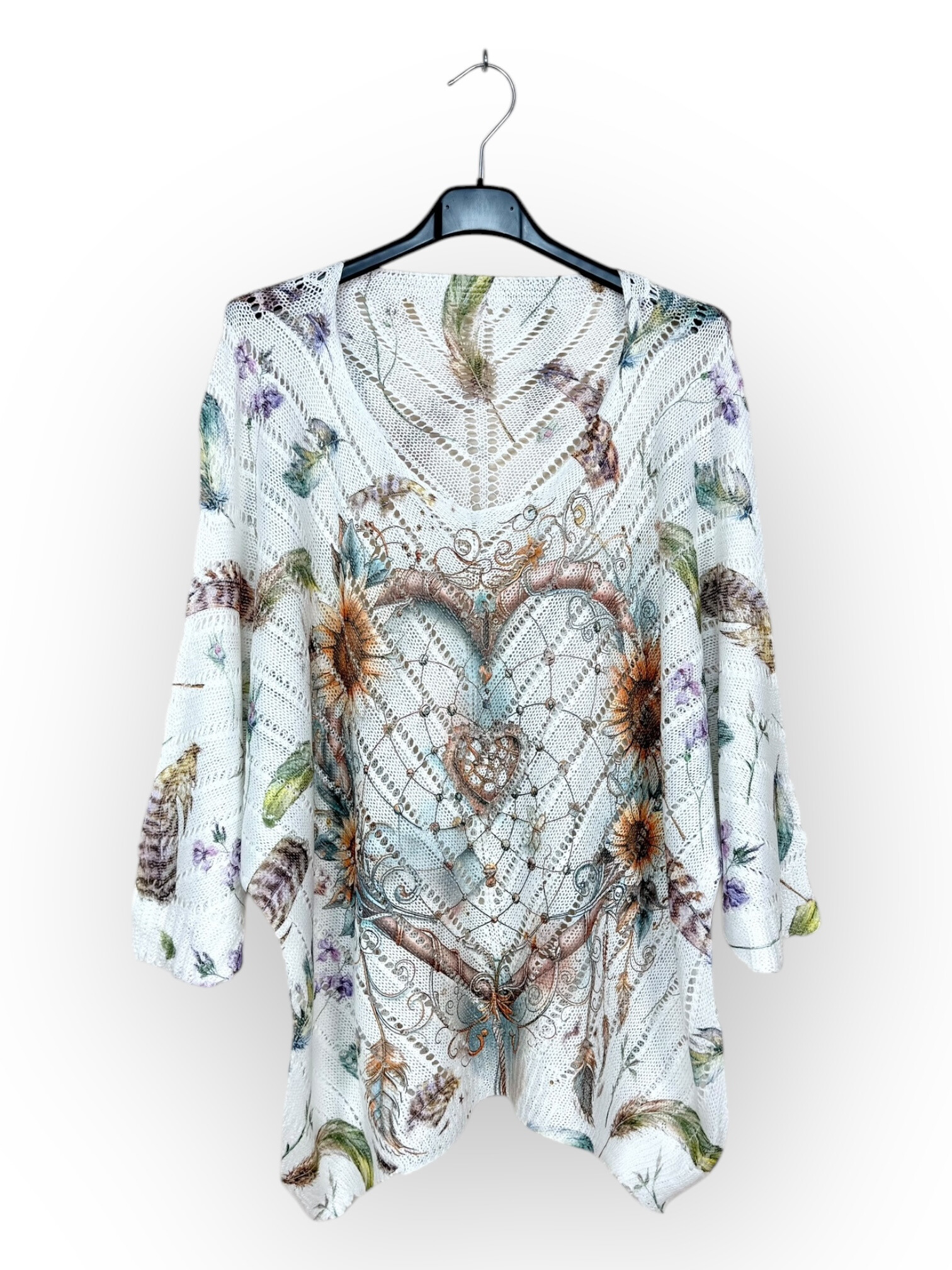 Grossiste Lucky Nana - Blouse en Coton à Motifs Floraux
