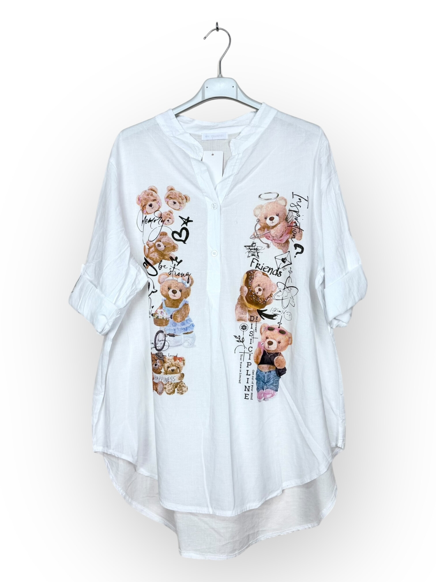 Grossiste Lucky Nana - Blouse en coton avec imprimé