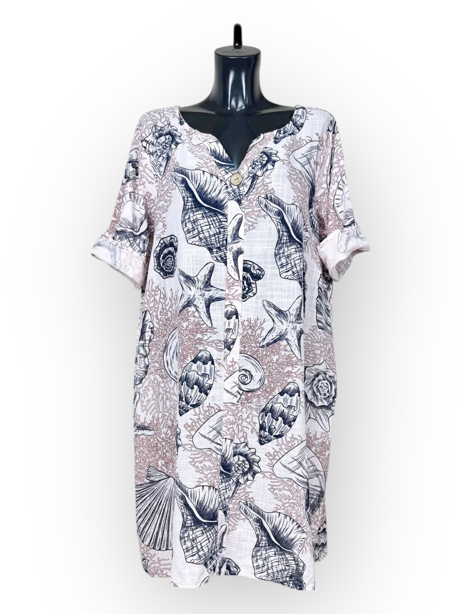 Grossiste Lucky Nana - Blouse en coton à motifs Marins