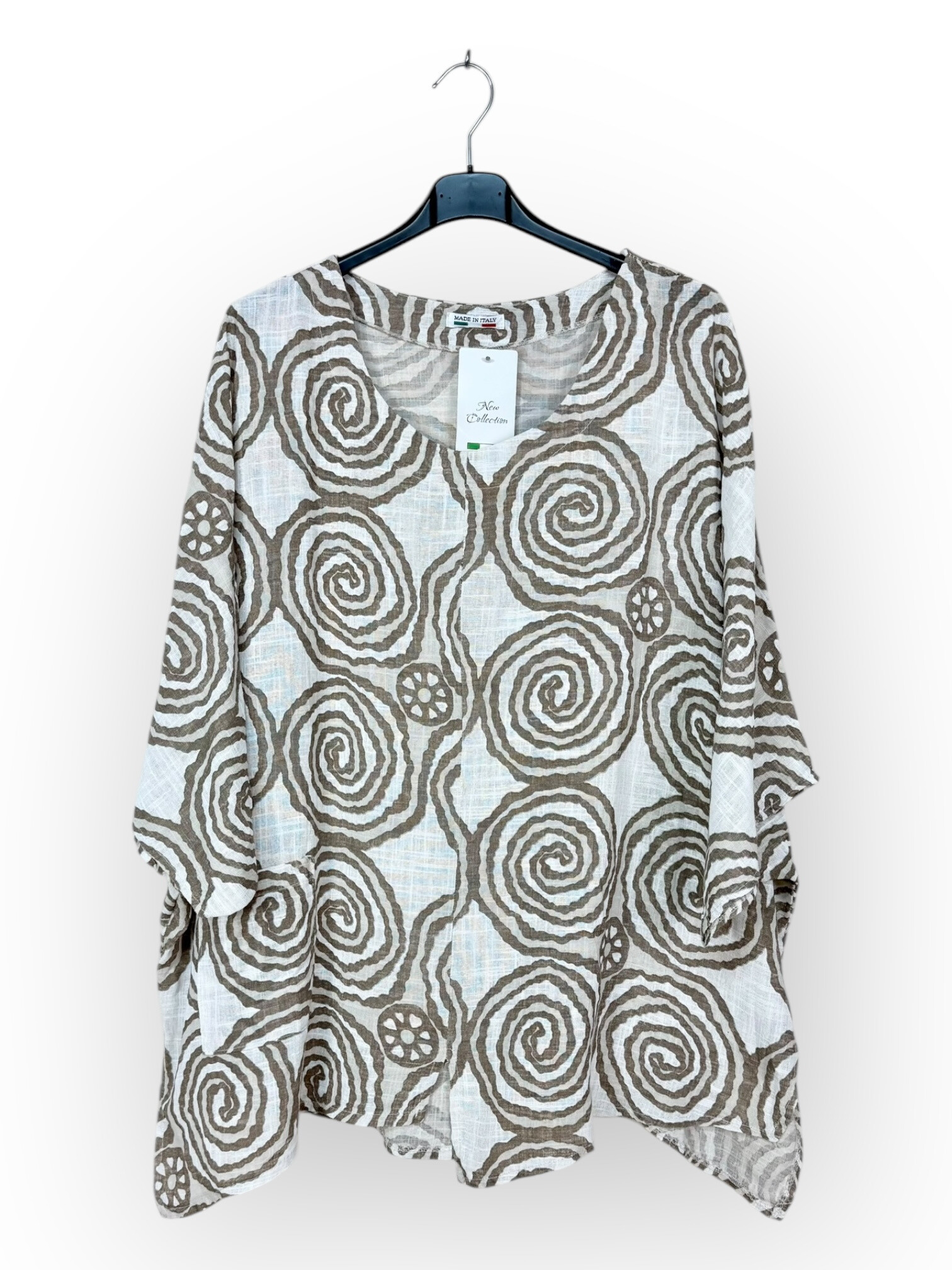 Grossiste Lucky Nana - Blouse léger en coton imprimée avec poche