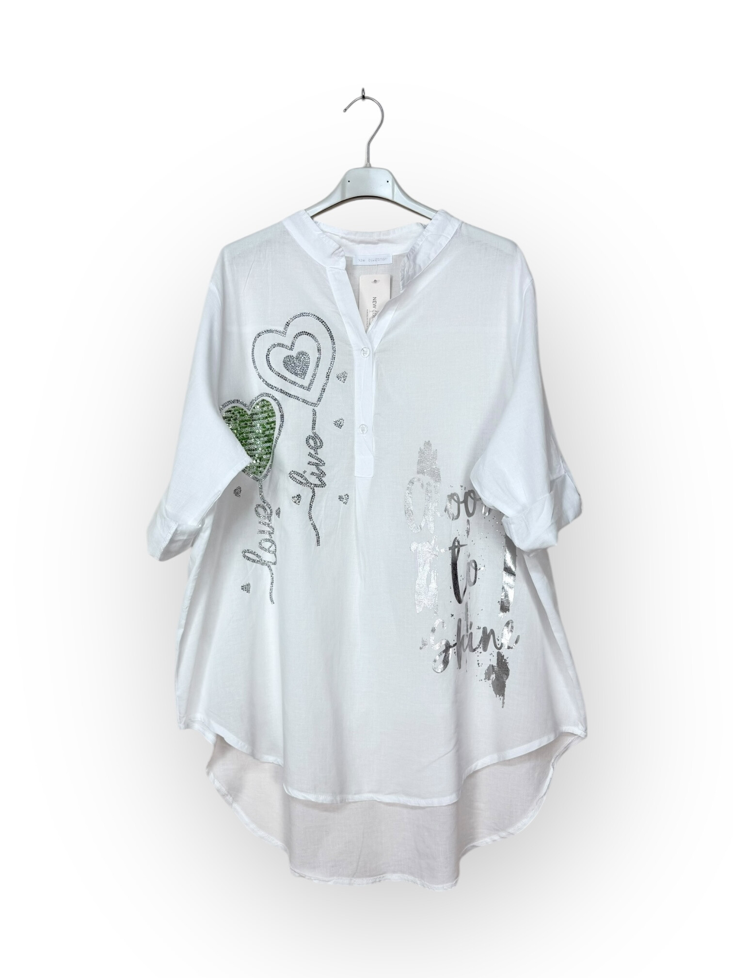Grossiste Lucky Nana - Blouse en coton avec imprimé