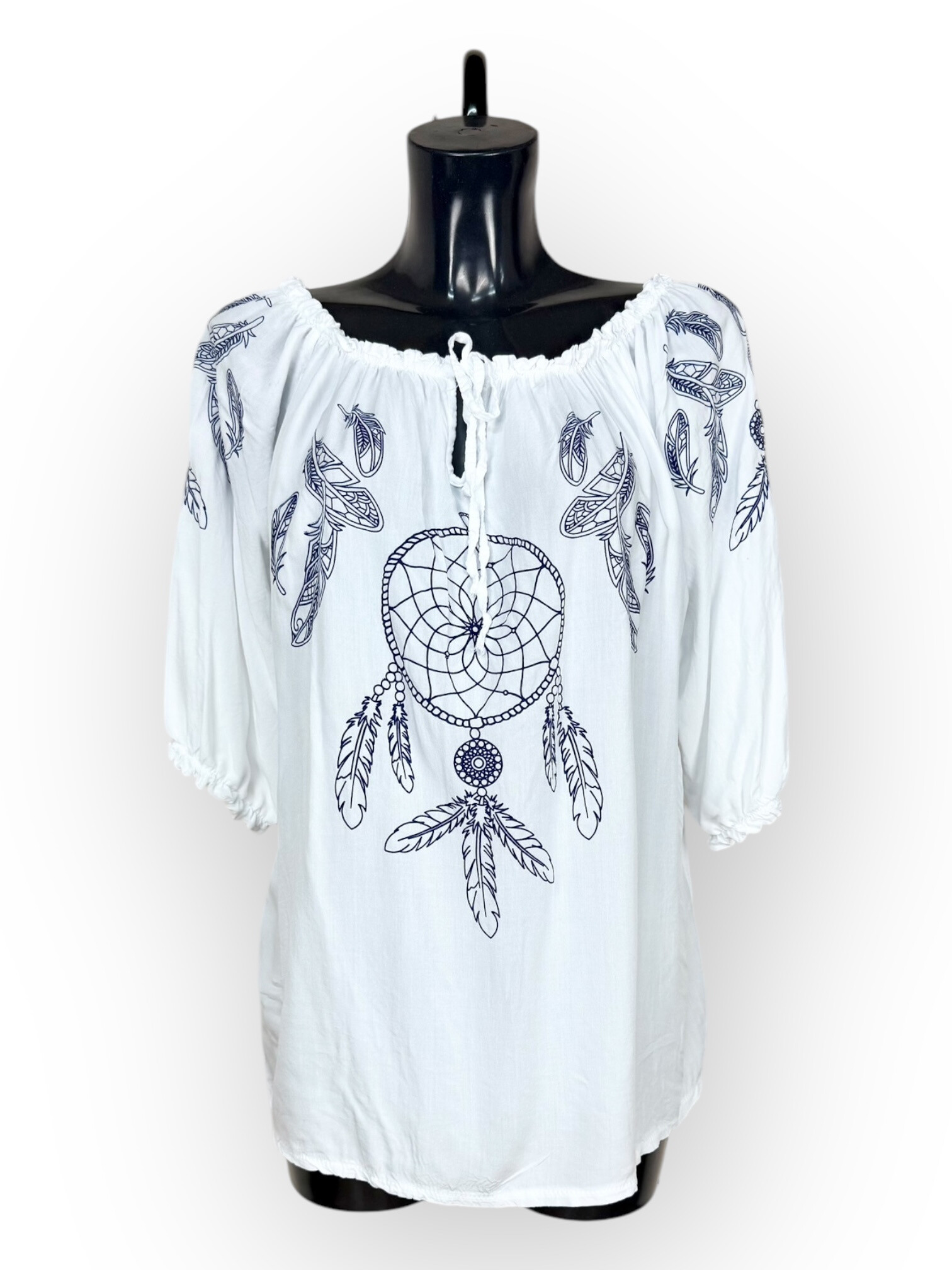 Grossiste Lucky Nana - Blouse à Imprimé Attrape-Rêves