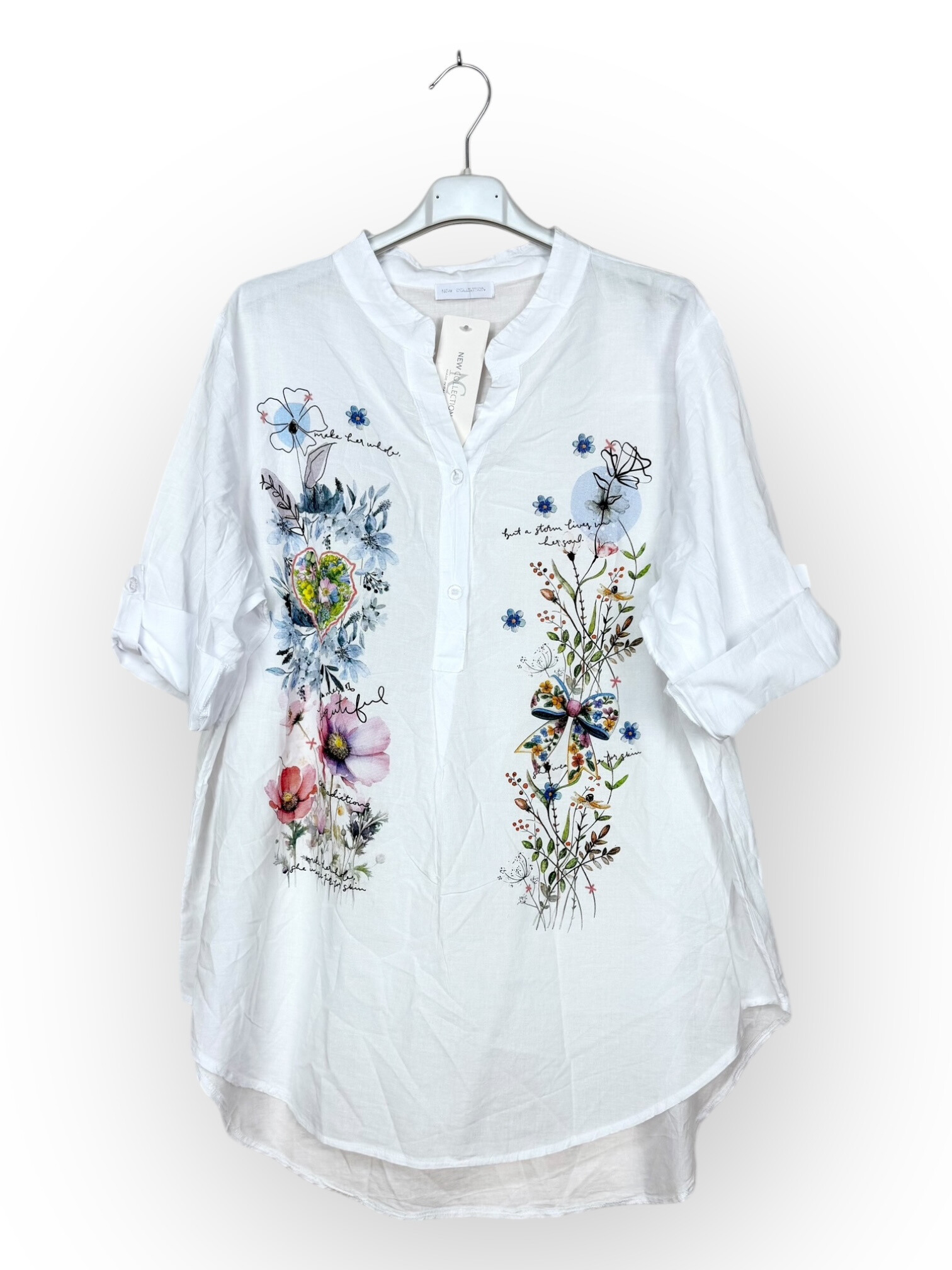 Wholesaler Lucky Nana - Cotton blouse with print