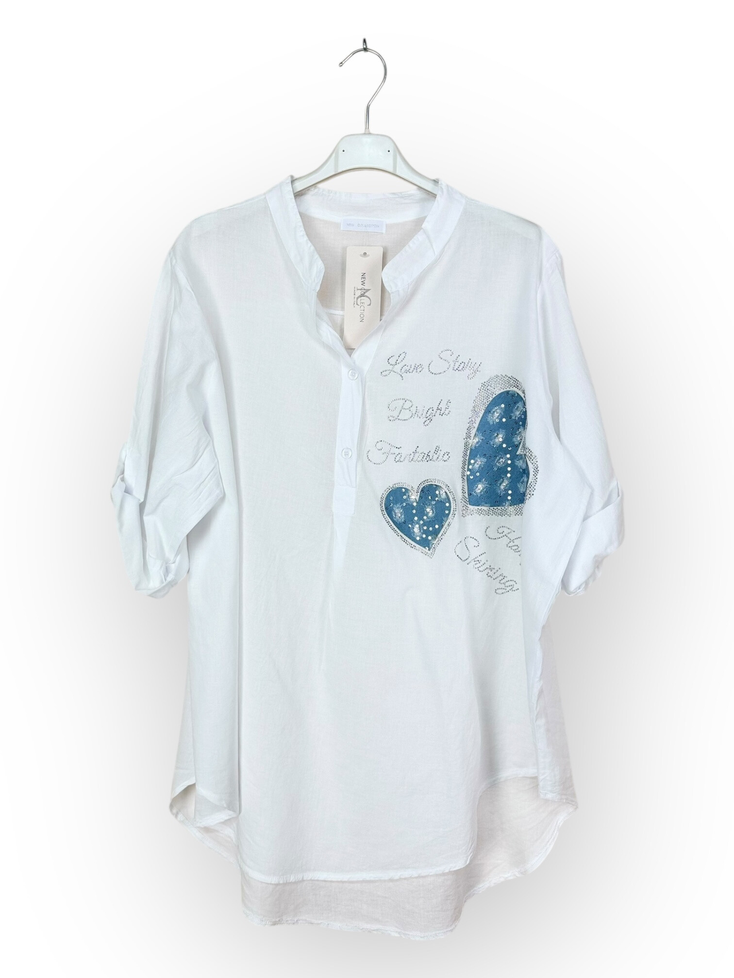 Grossiste Lucky Nana - Blouse en coton avec imprimé