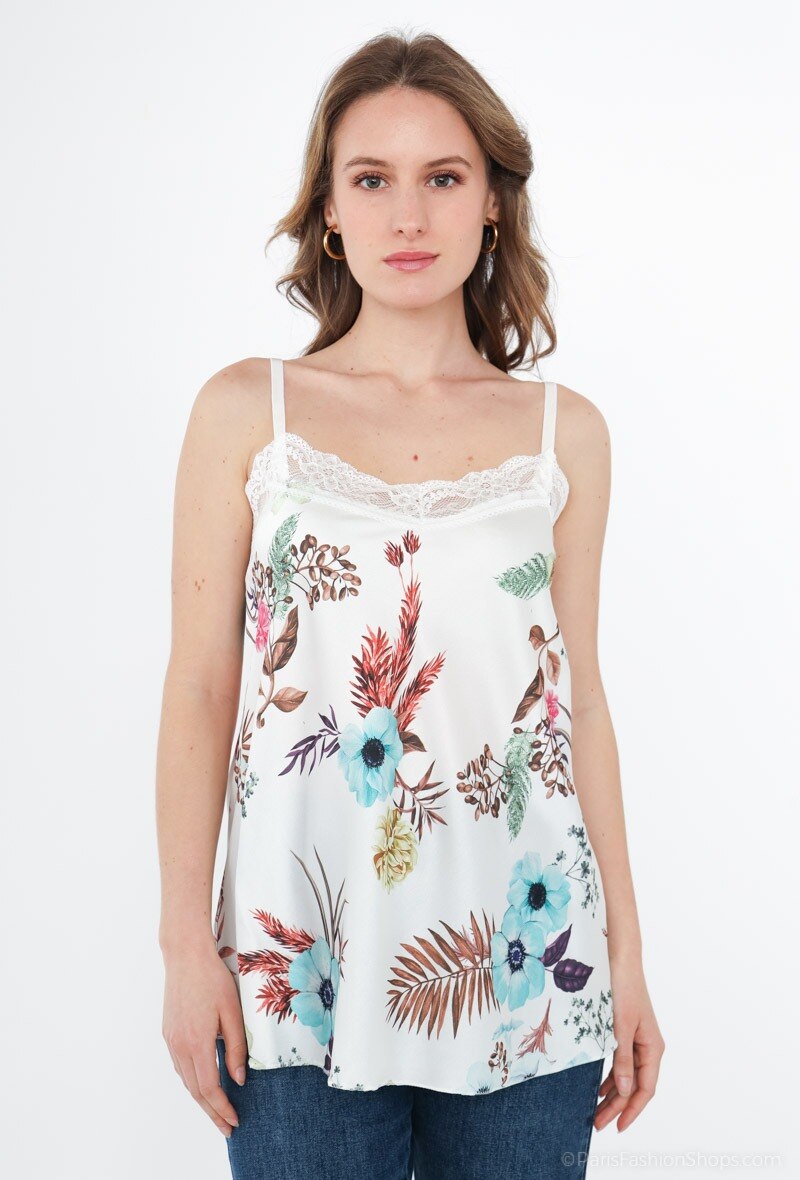 Wholesaler Lucky Nana - Printed tank top with straps.