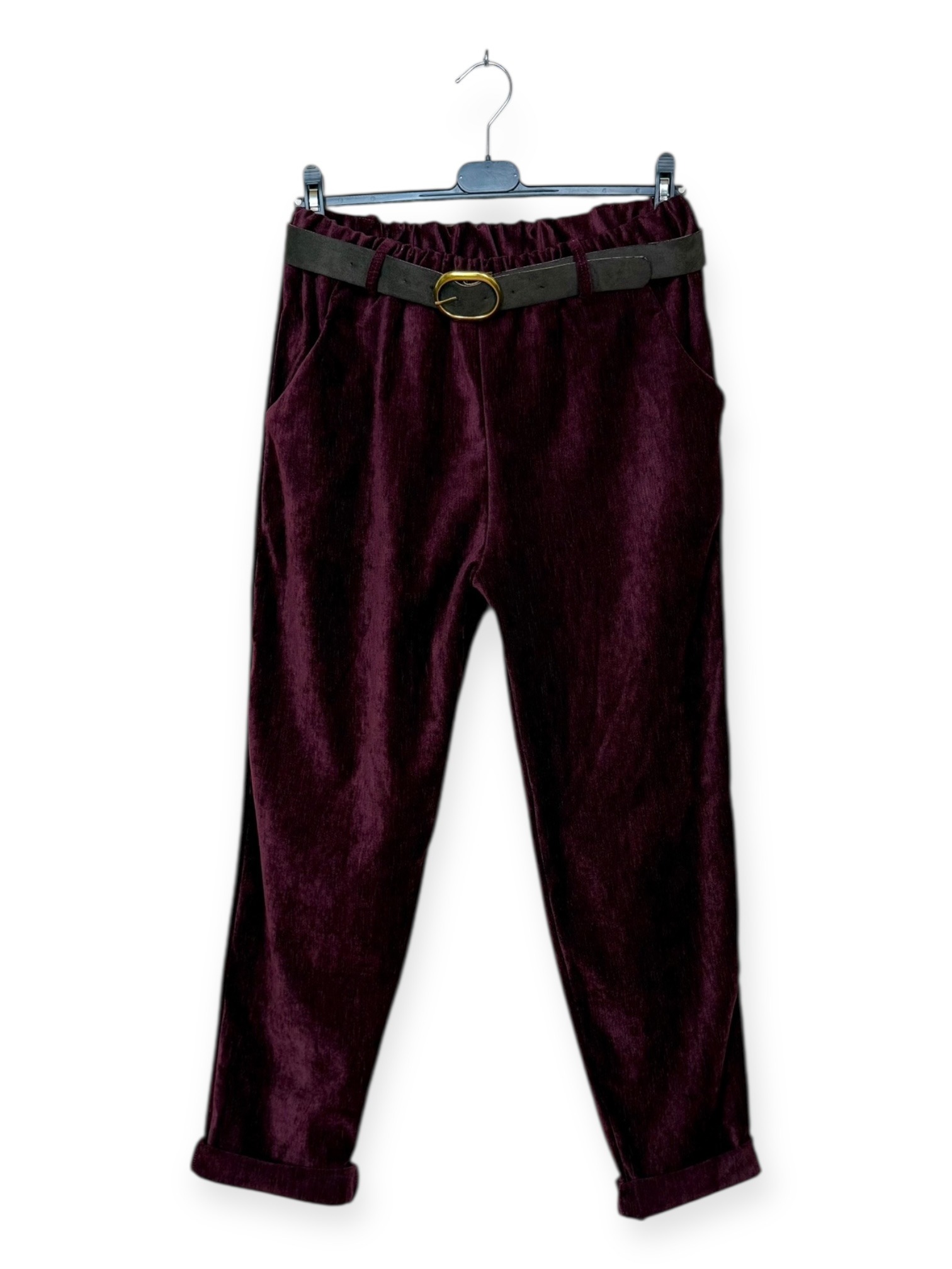 Pantalon En Velours Toff Togs Avec Volants Motif Floral - Taille 104 Ou 116, Neuf Avec étiquette, Occasion Très Bon état
