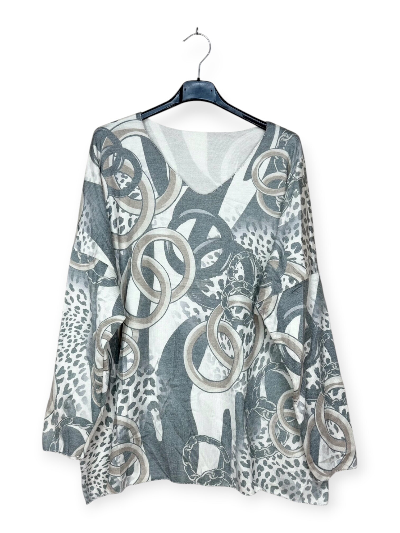 Grossista Lucky Nana - Maglione Leggero Stampato - Lana