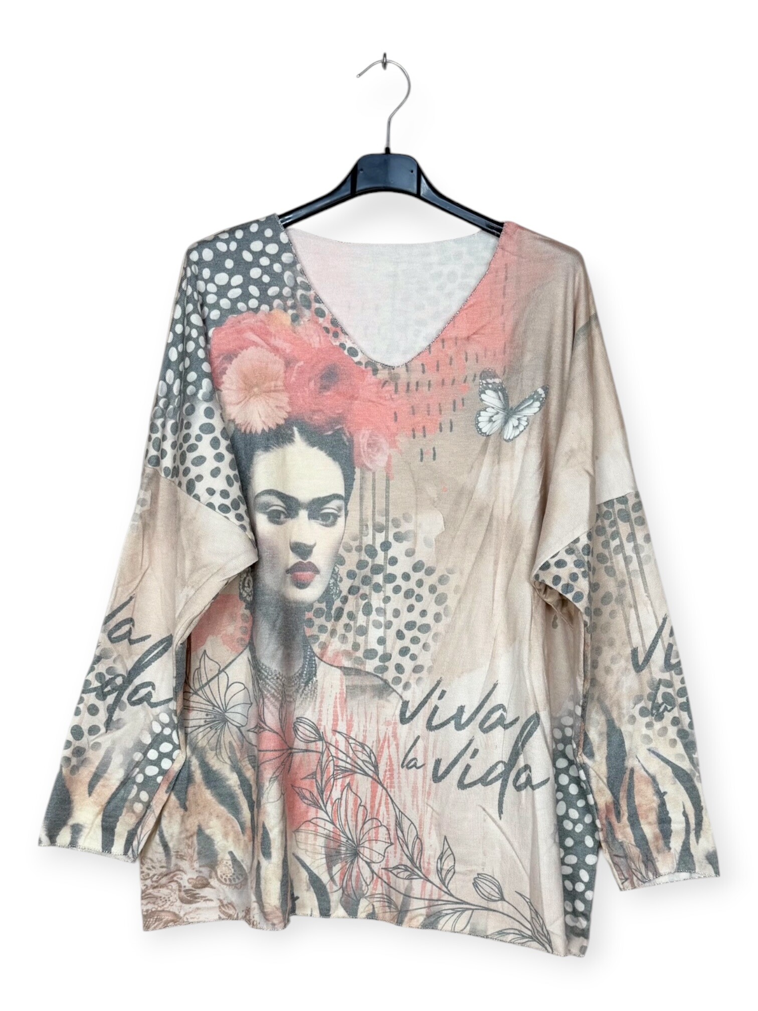 Grossista Lucky Nana - Maglione Leggero Stampato - Lana