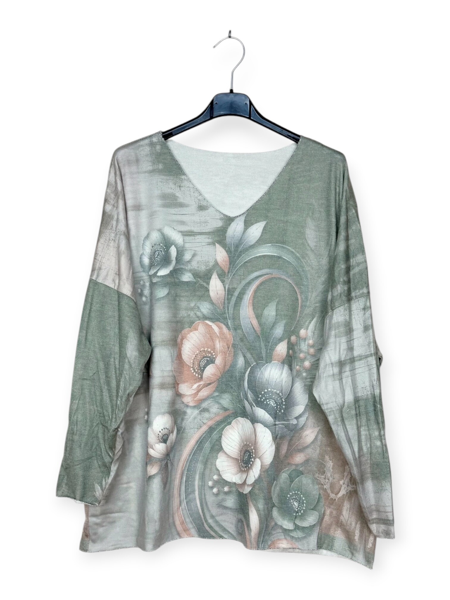 Grossista Lucky Nana - Maglione Leggero Stampato - Lana