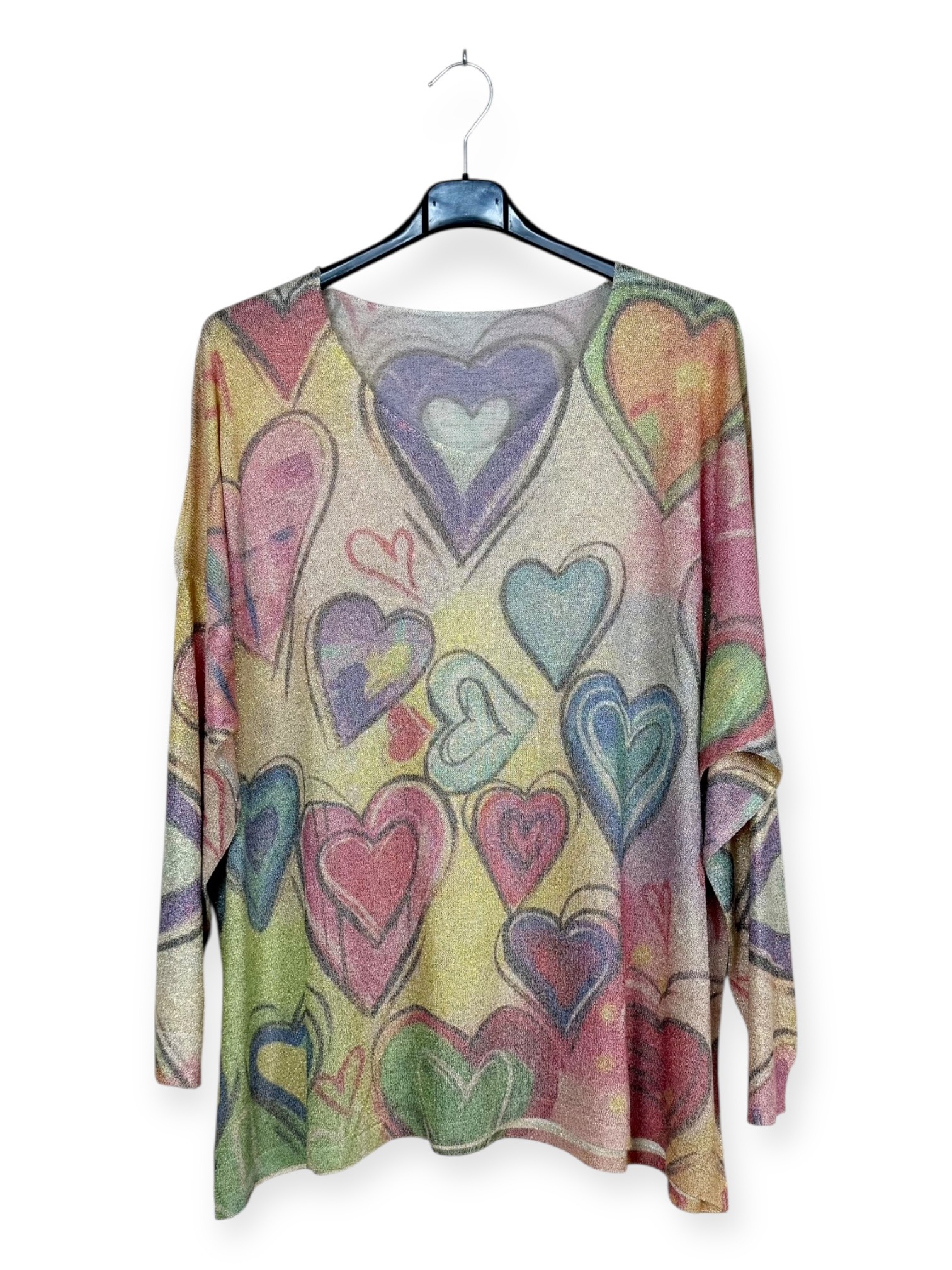 Wholesaler Lucky Nana - Printed sweater, shiny material