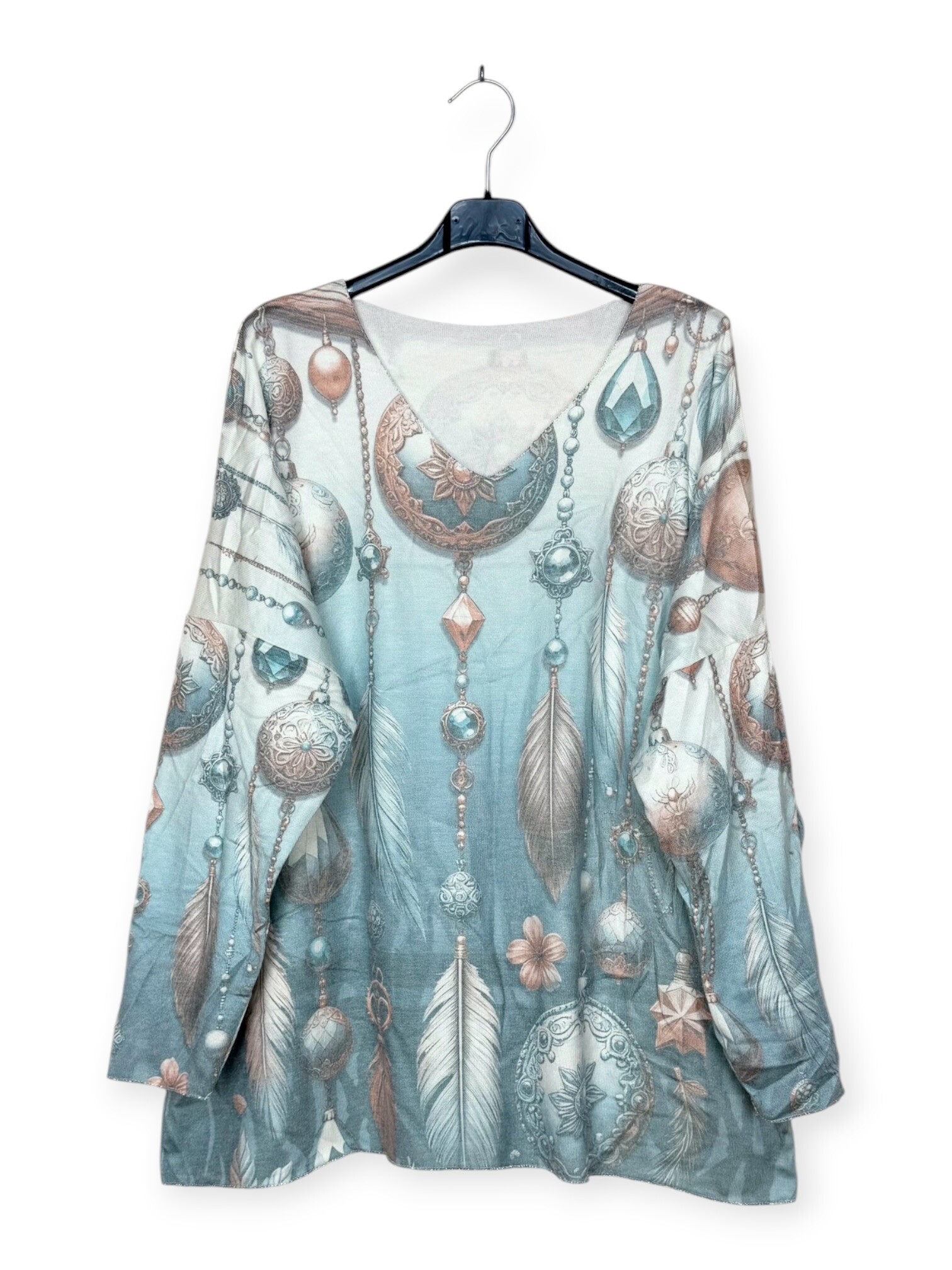 Grossista Lucky Nana - Maglione Leggero Stampato - Lana
