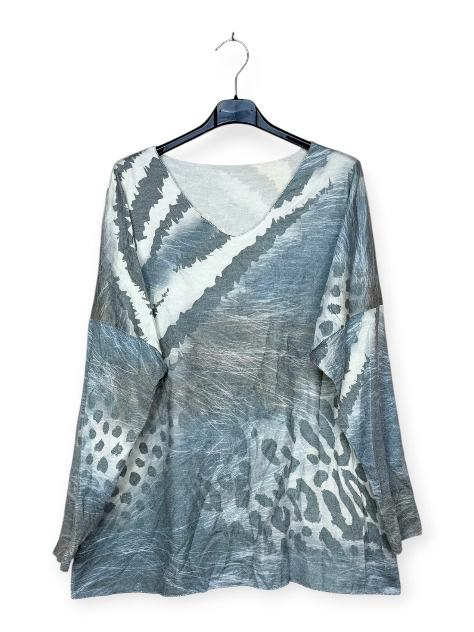 Grossista Lucky Nana - Maglione Leggero Stampato - Lana