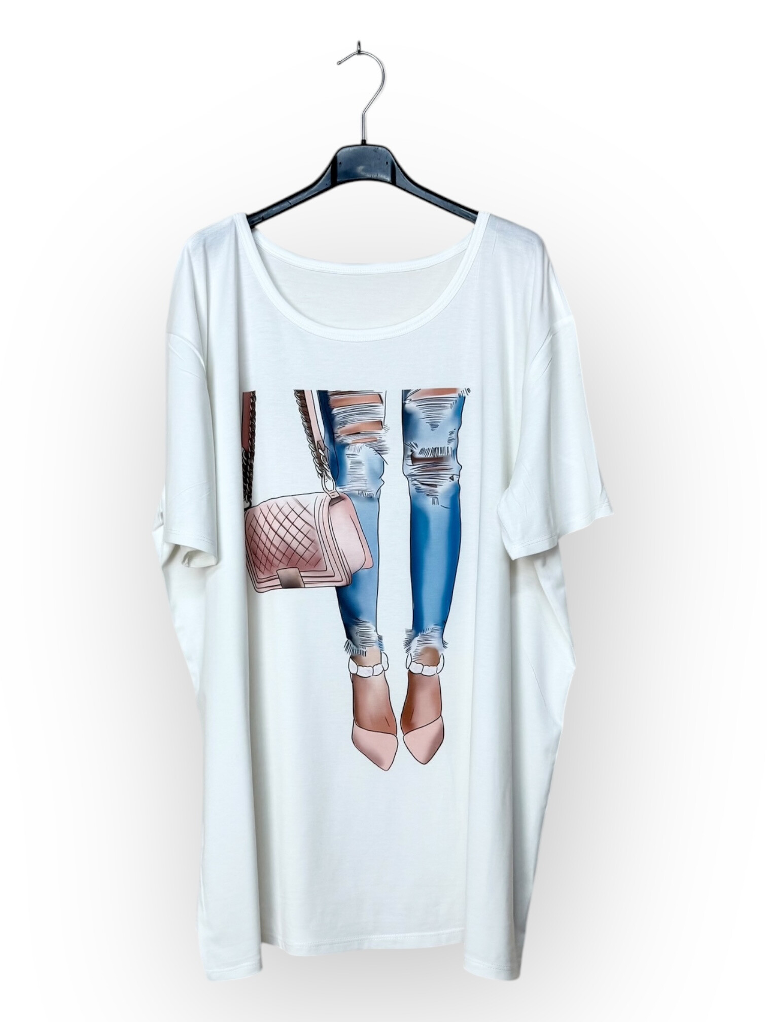 Großhändler Lucky Nana - Gedrucktes t -Shirt - groß oder übergroß