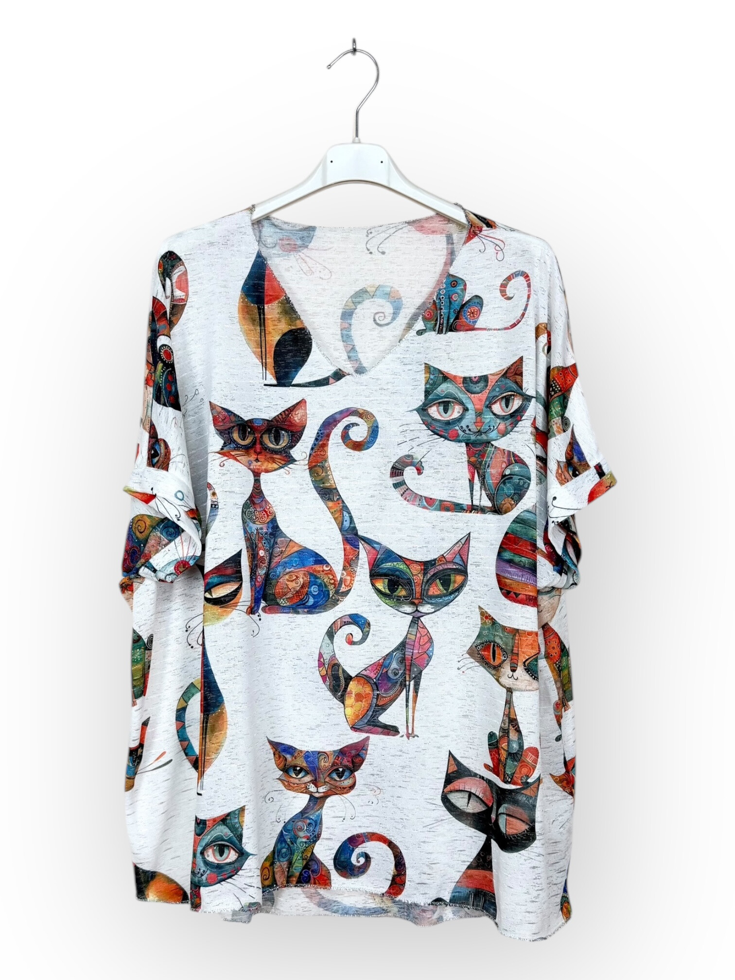 Wholesaler Lucky Nana - Light patterned top, short sleeve