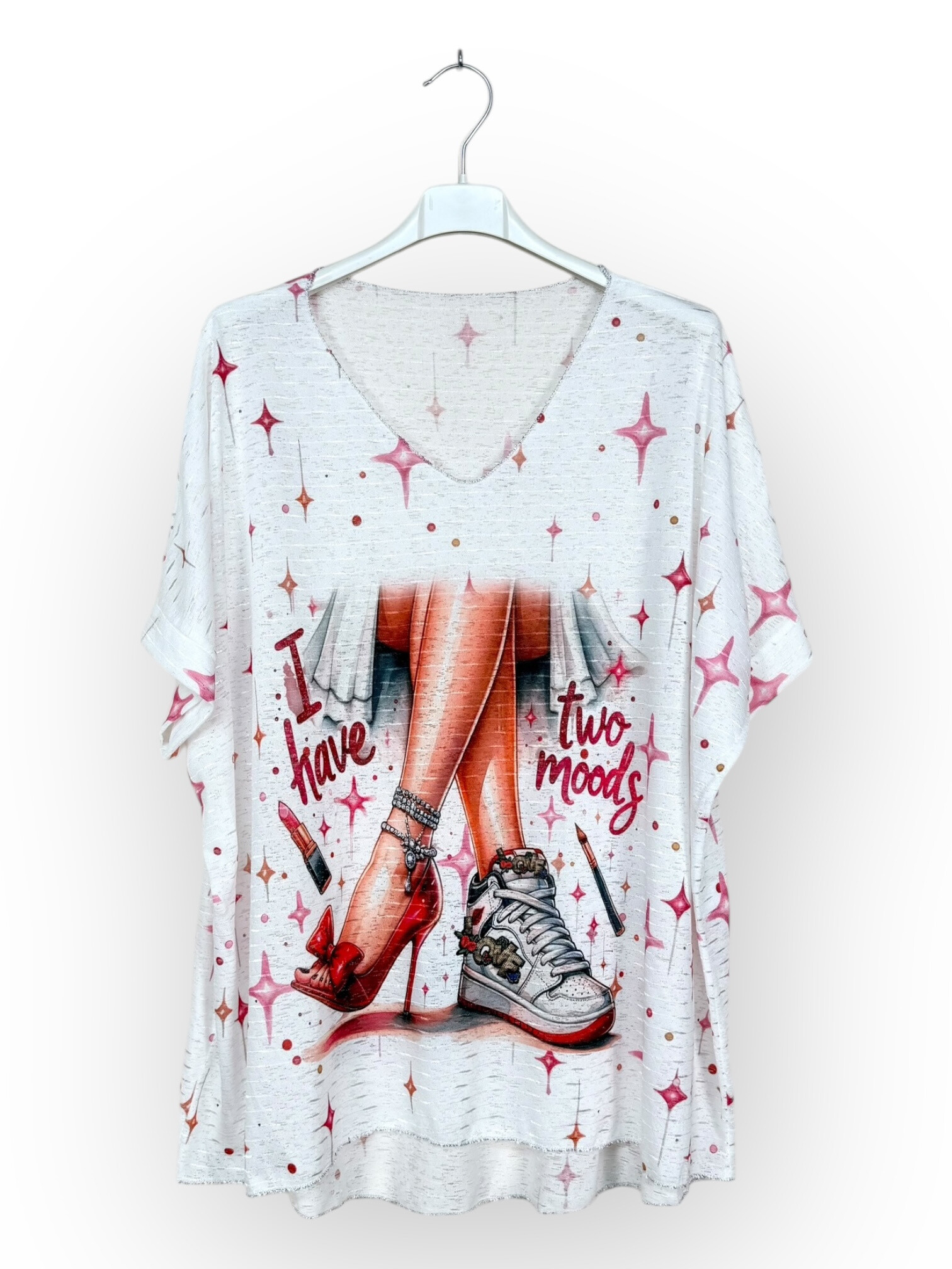 Wholesaler Lucky Nana - Light patterned top, short sleeve
