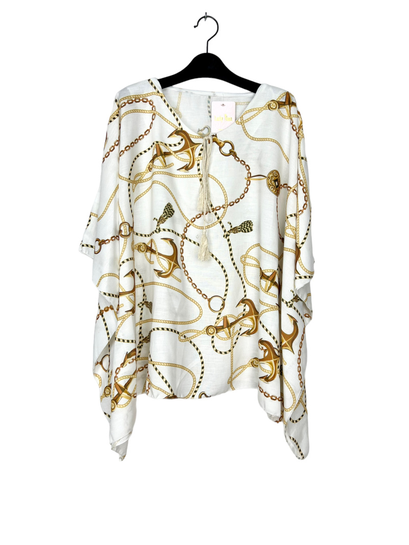 Wholesaler Lucky Nana - Patterned top, large size