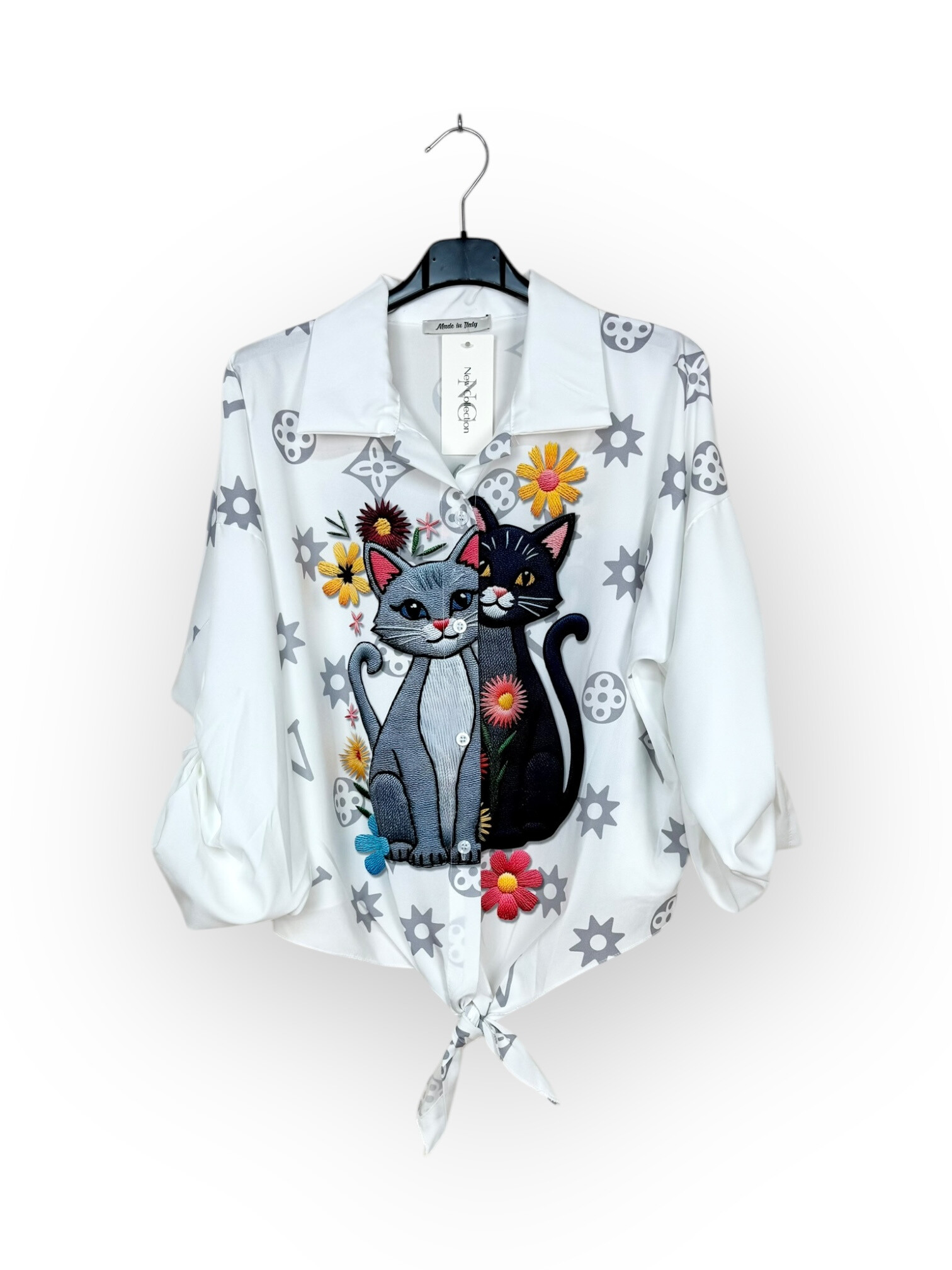 Wholesaler Lucky Nana - Printed mid-length shirt