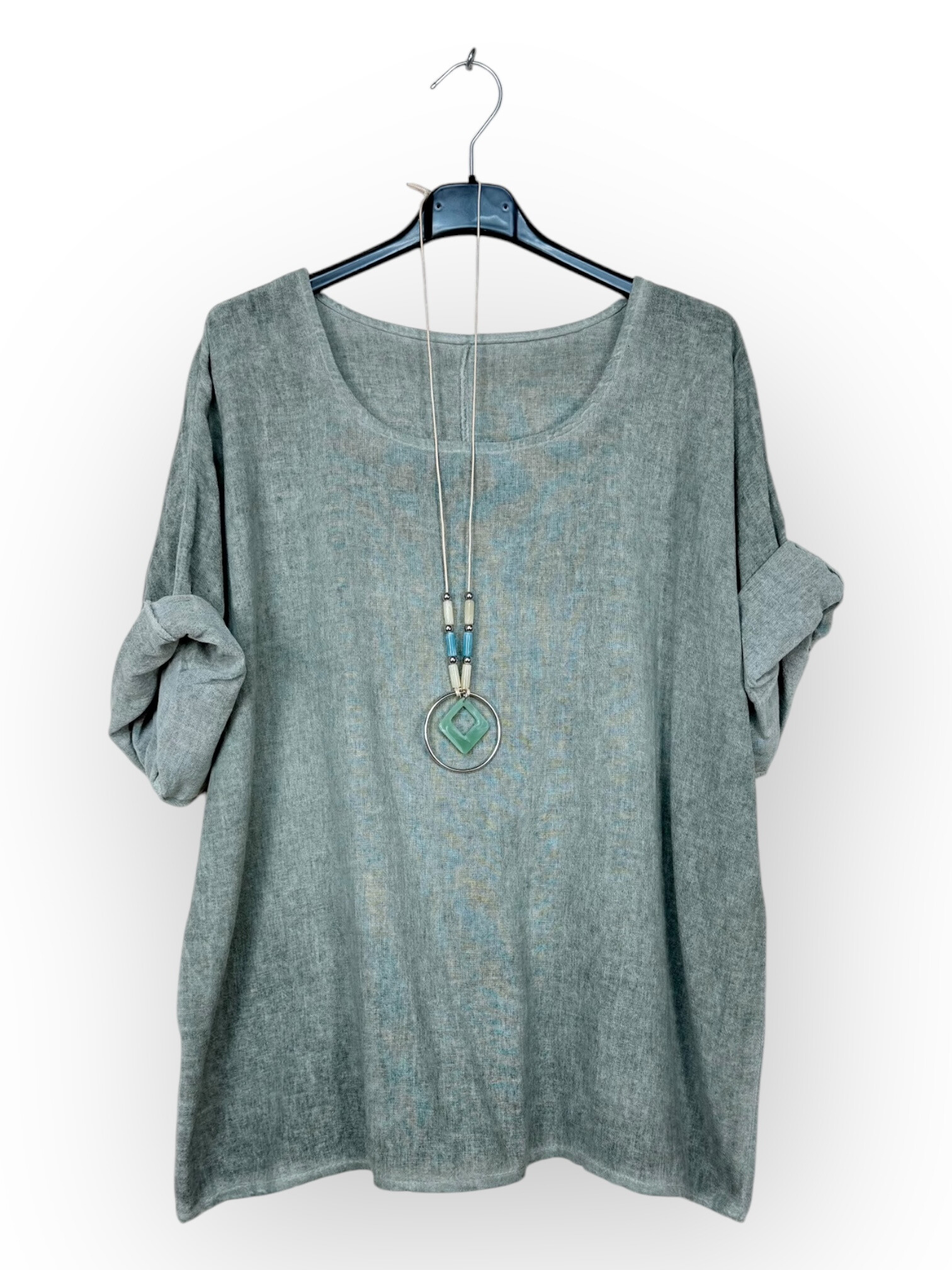 Wholesaler Lucky Nana - Top united in cotton with necklace