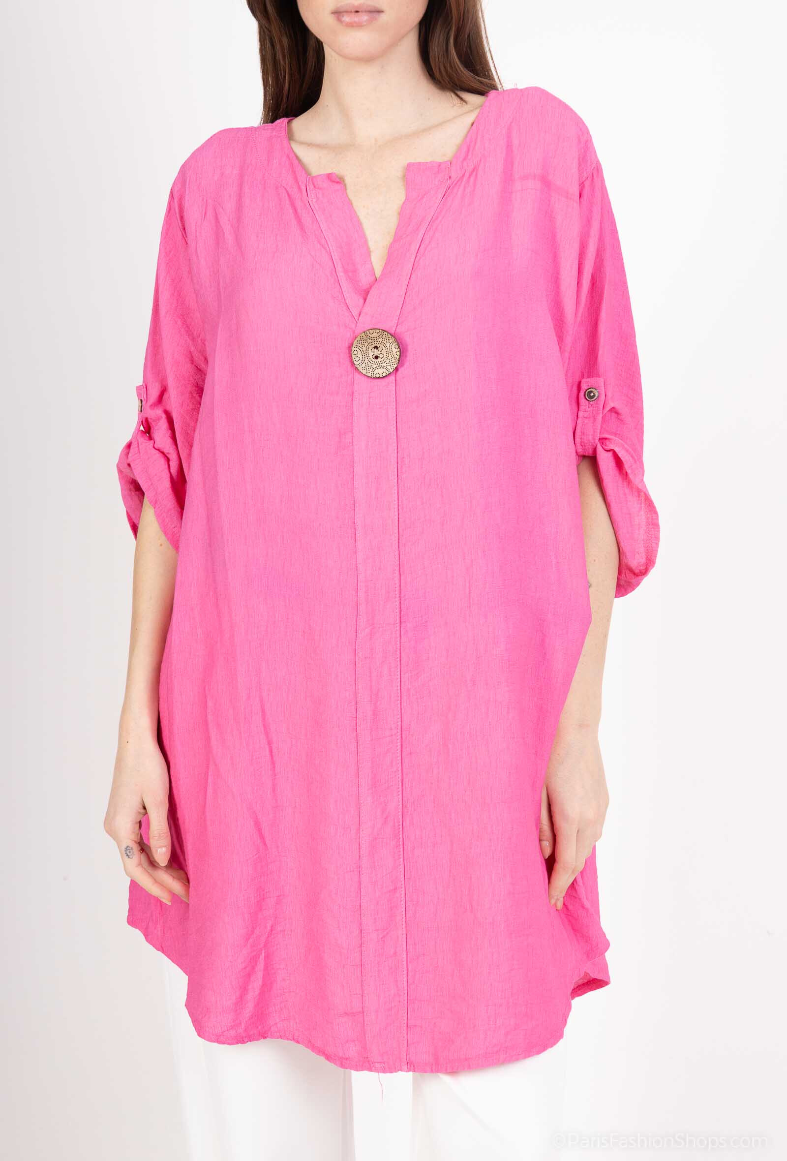 Mayorista Lucky Nana - Top United en algodón con collar