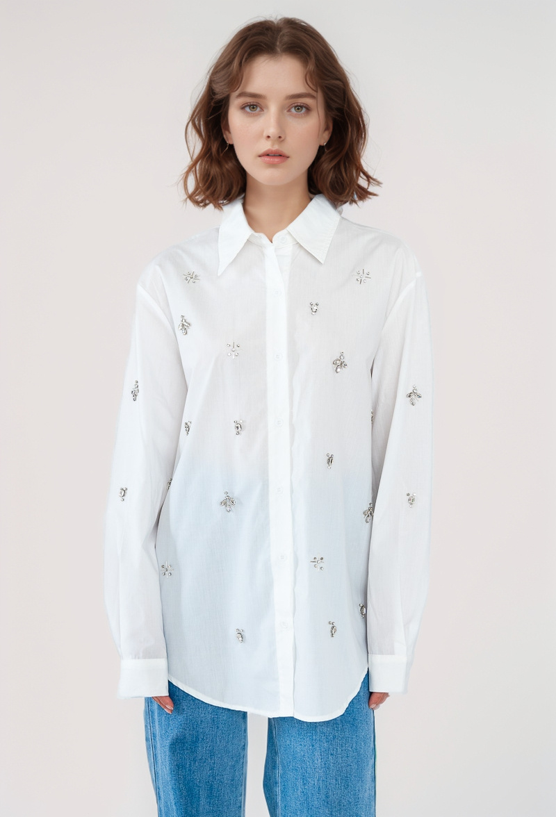 Wholesaler LUCY LUU - Rhinestone shirt