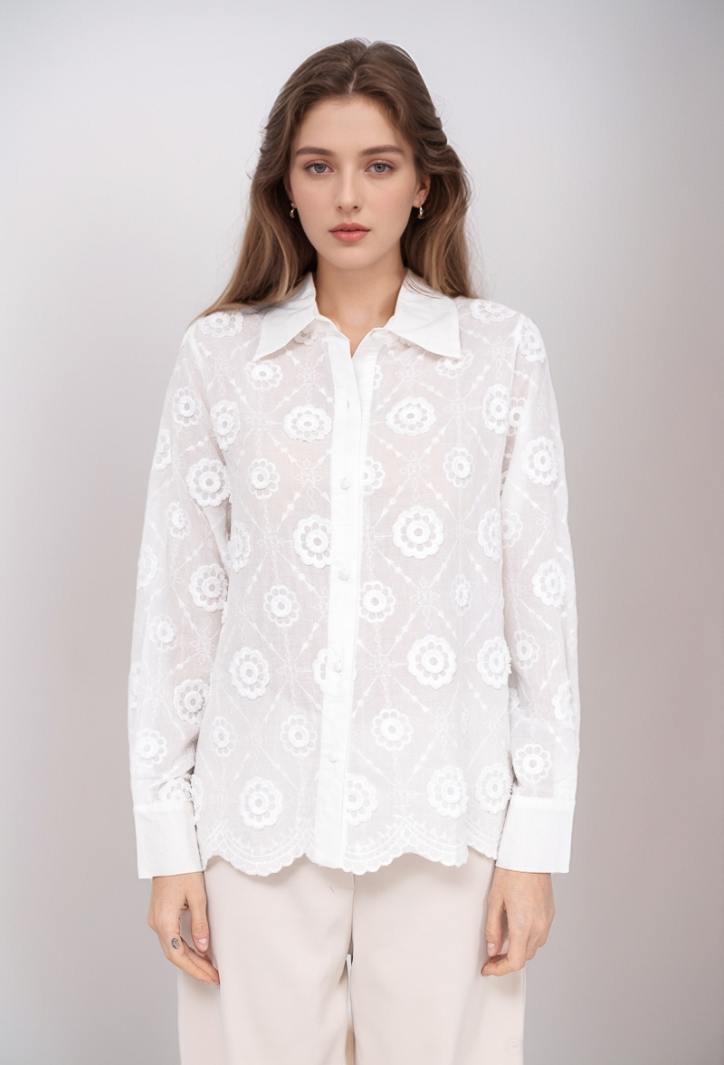 Wholesaler LUCY LUU - EMBROIDERED SHIRT